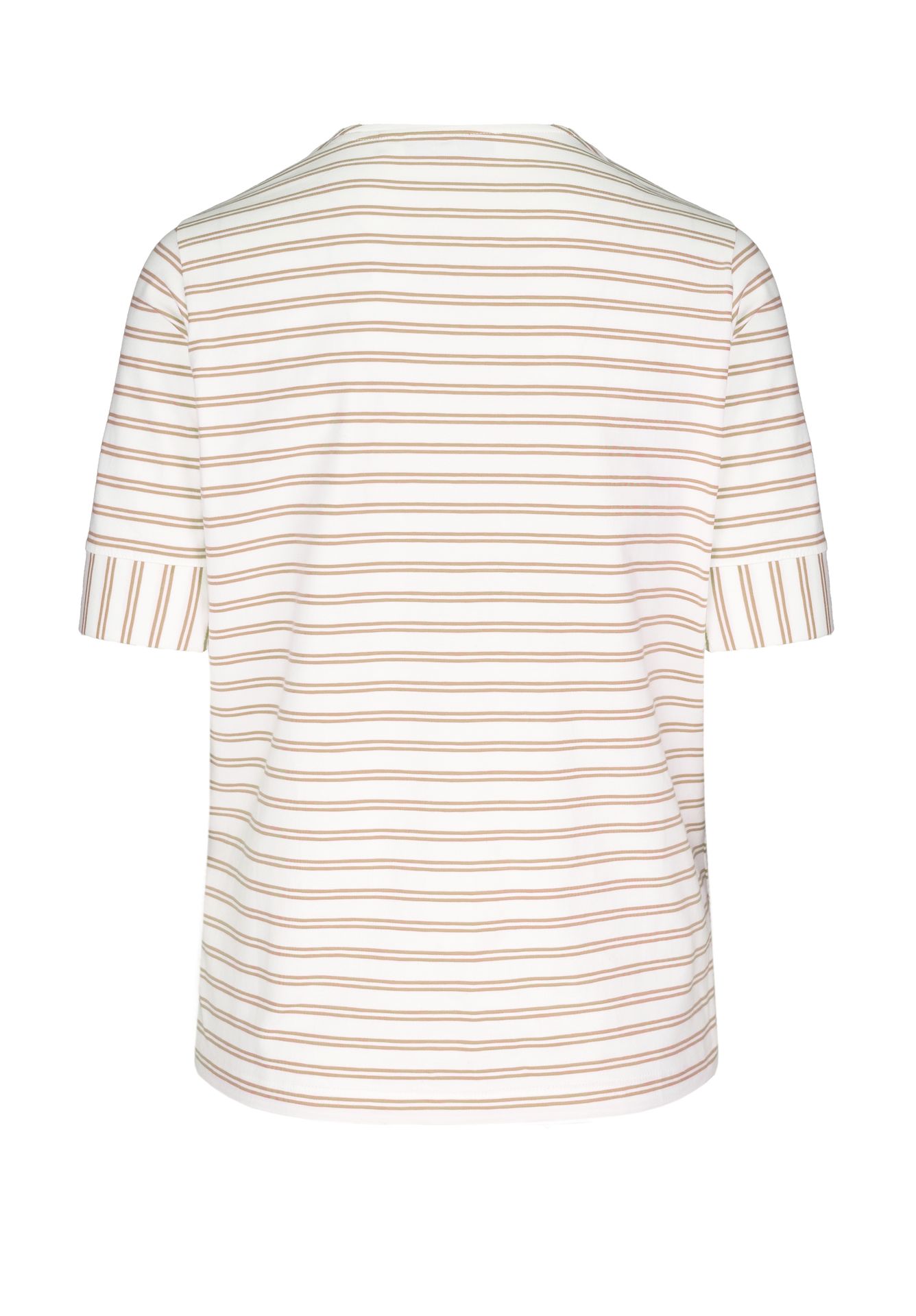 T-Shirt "DINIA" mit modischem Ringel-Dessin aus Baumwoll-Jersey