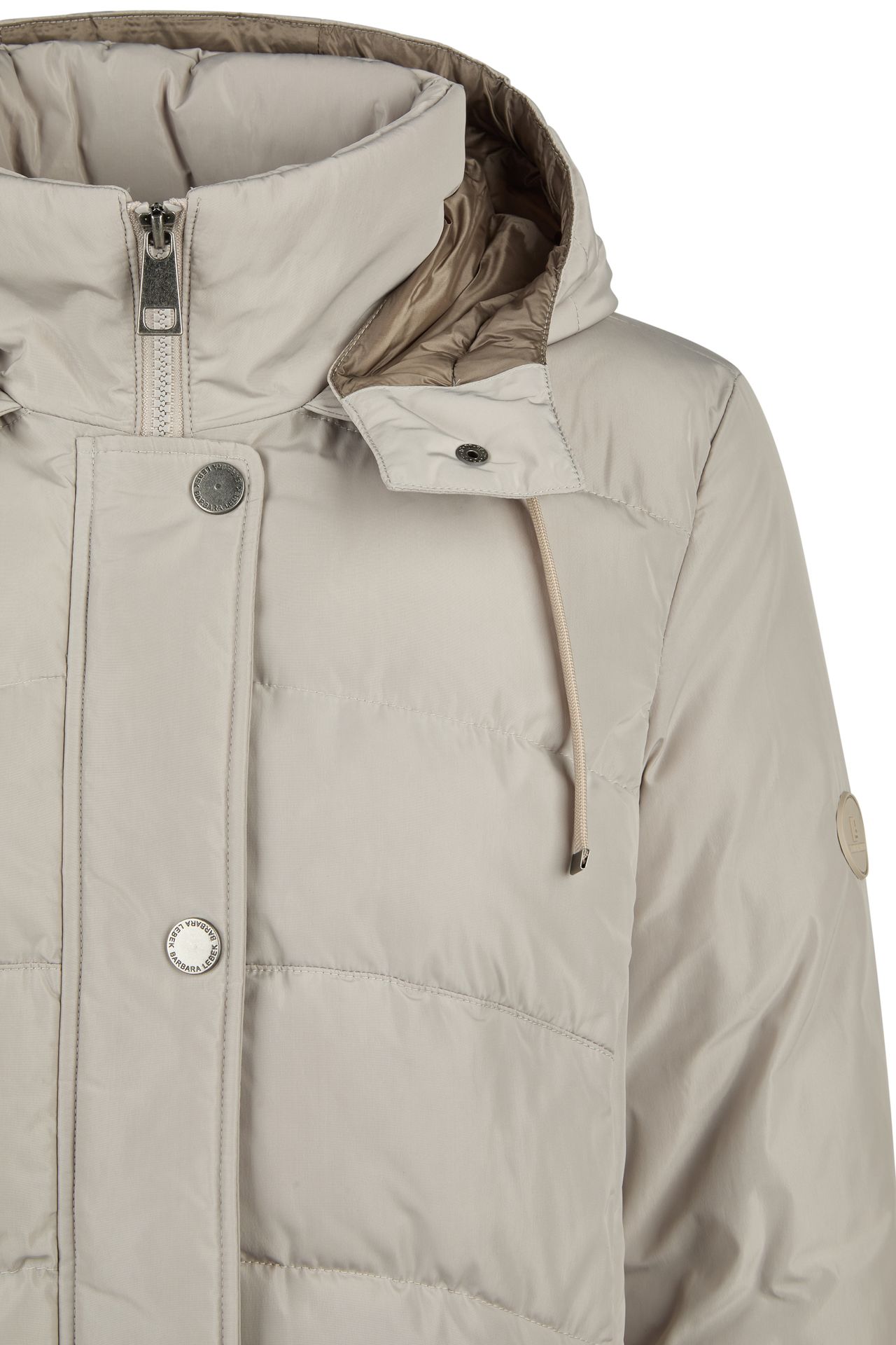 warme Stepp-Jacke mit Kapuze