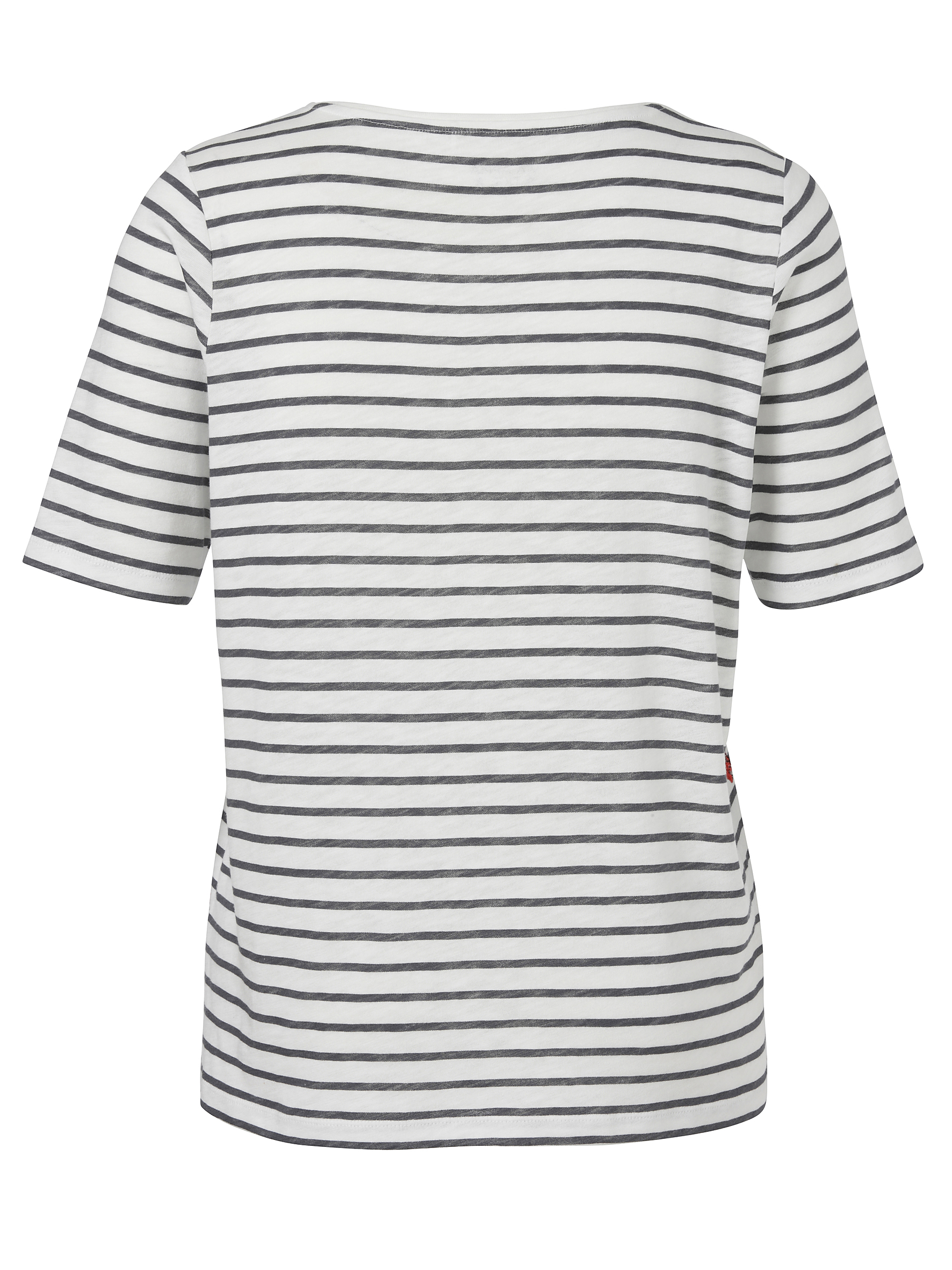 Ringel-T-Shirt mit Pailletten-Applikationen