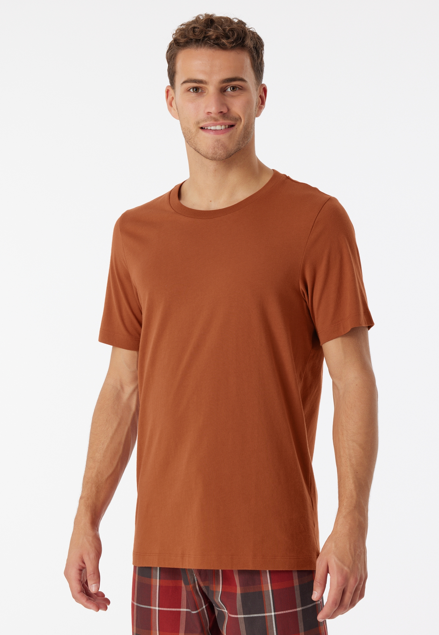 Herren Sleepwear-T-shirt in Single-Jersey-Qualität aus Organic Cotton