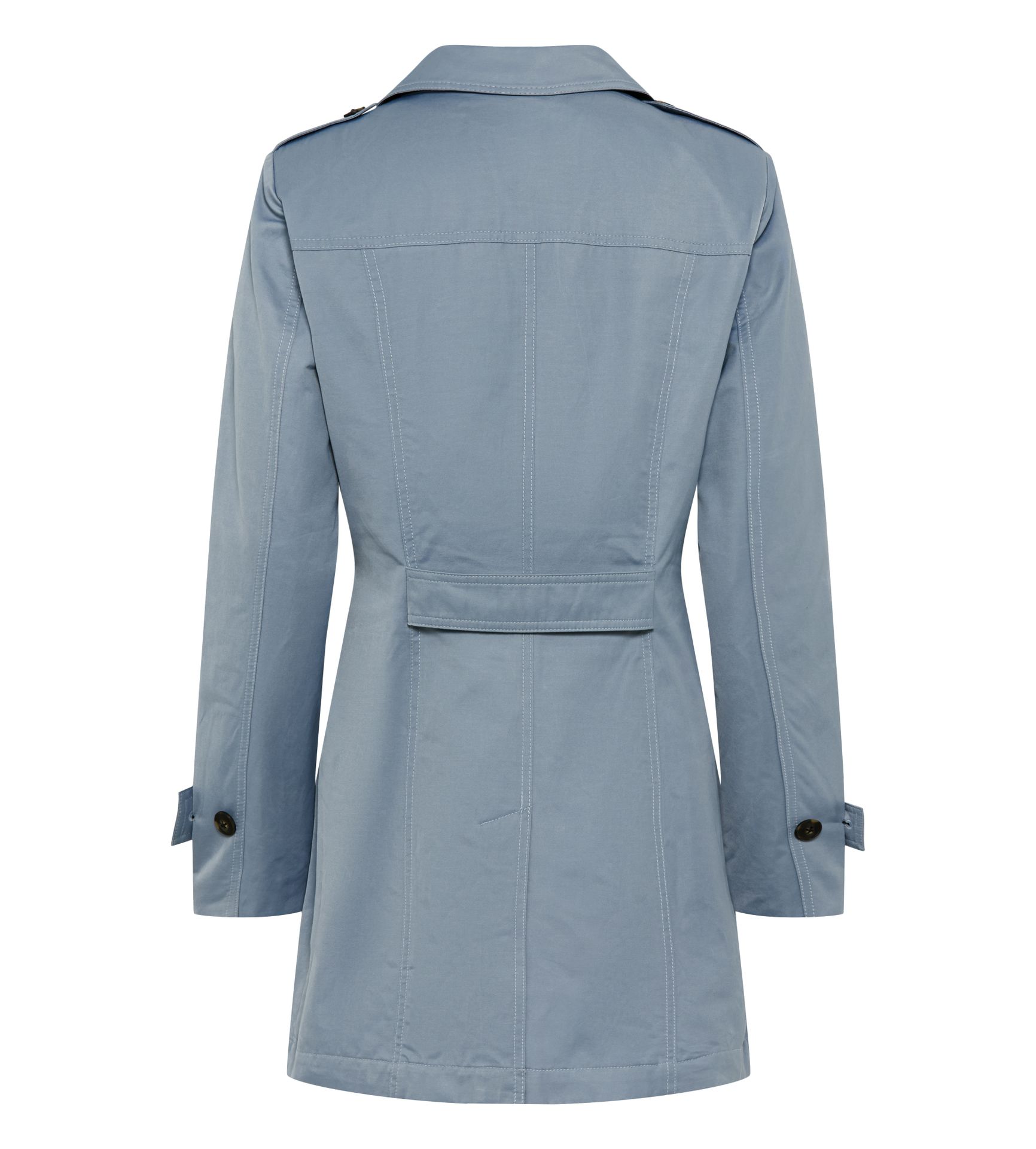 City-Kurz-Trench aus Baumwoll-Mix