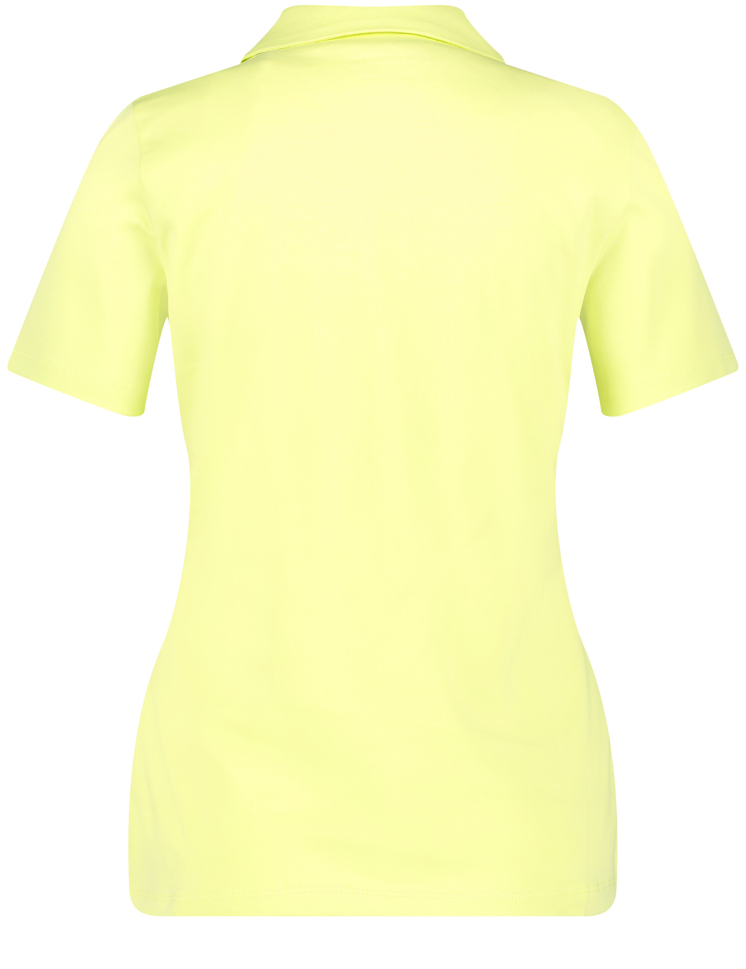 tailliertes Halbarm-Poloshirt aus reiner Baumwolle