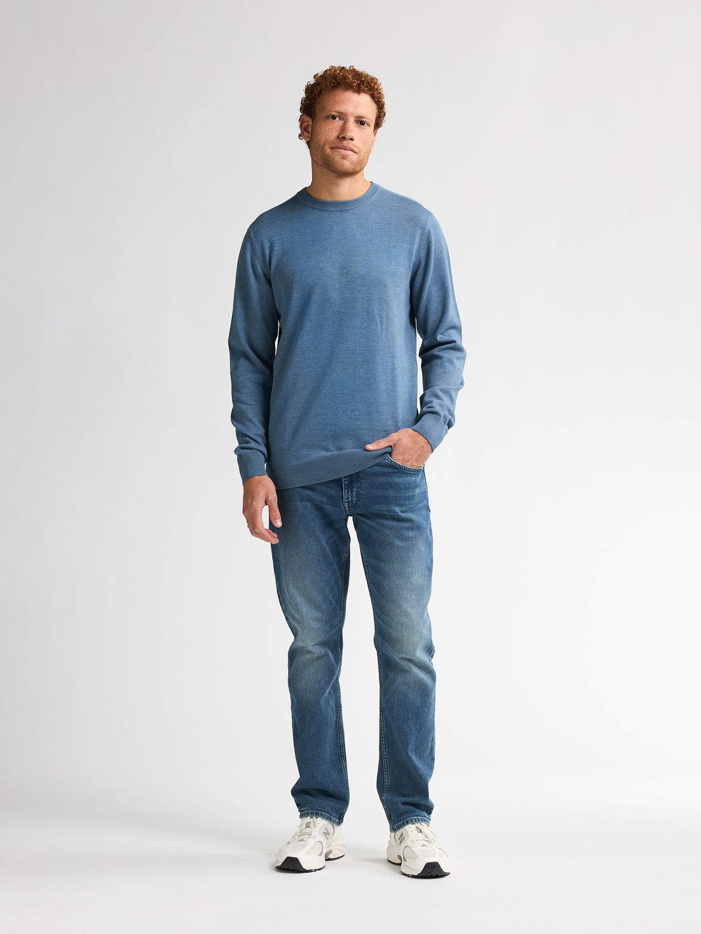 Men Knitwear Round Neck Basic