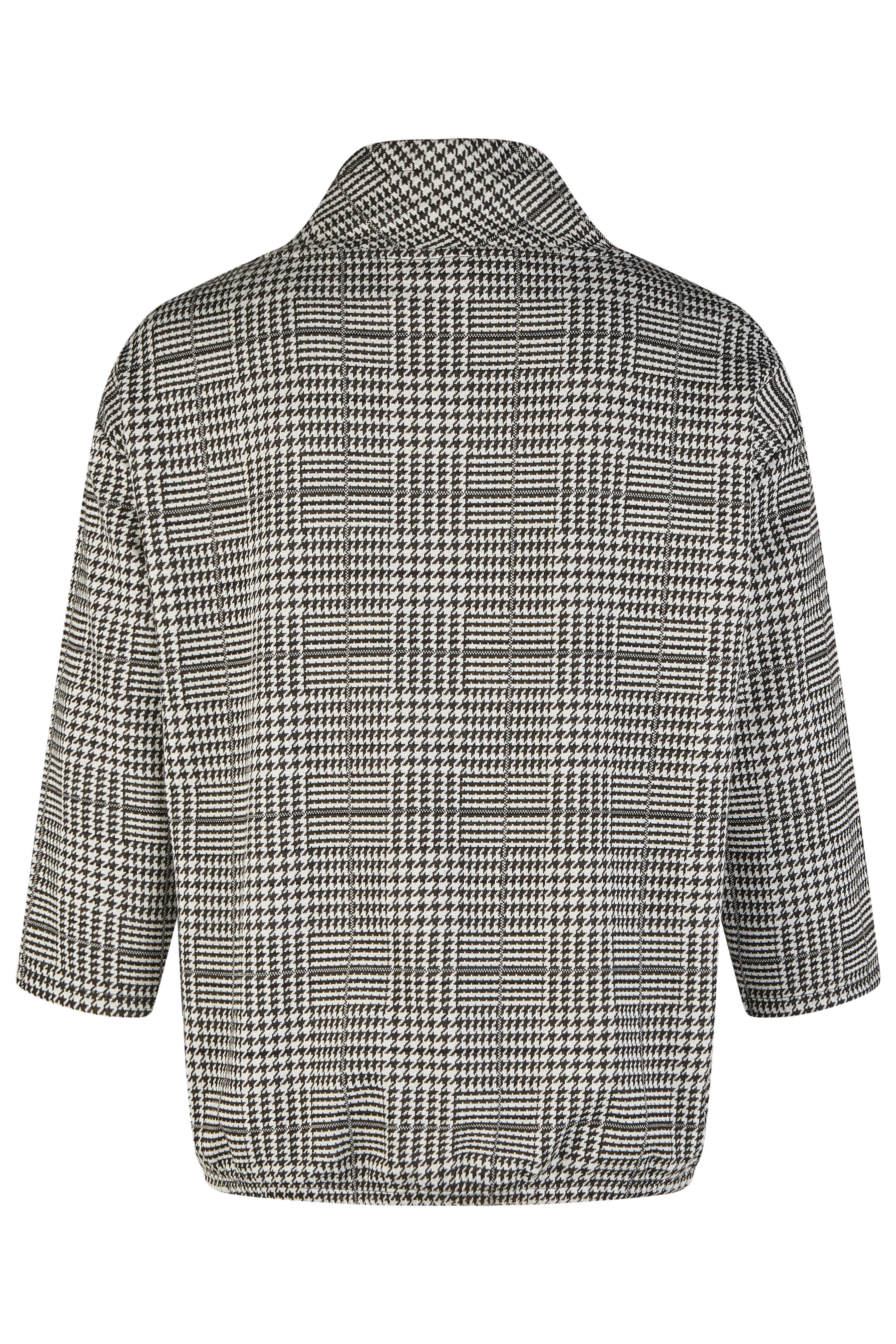 kariertes Sweat-Shirt mit Pailetten