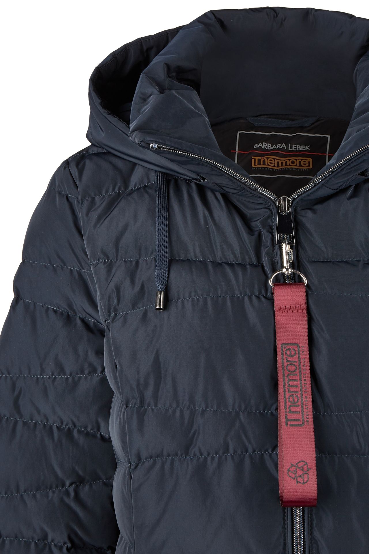 Kurzer Stepp-Mantel "Thermore" mit Kapuze