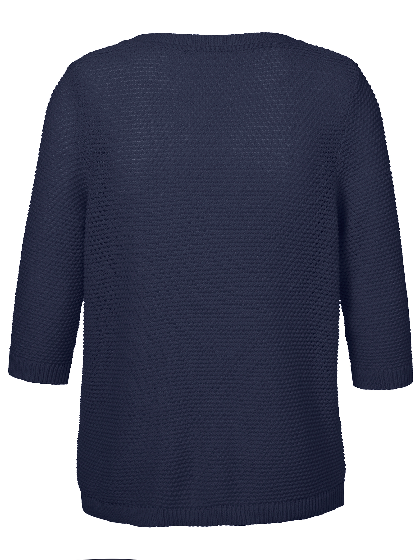 leichter Strick-Pullover aus Baumwoll-Mix und Noppen-Struktur