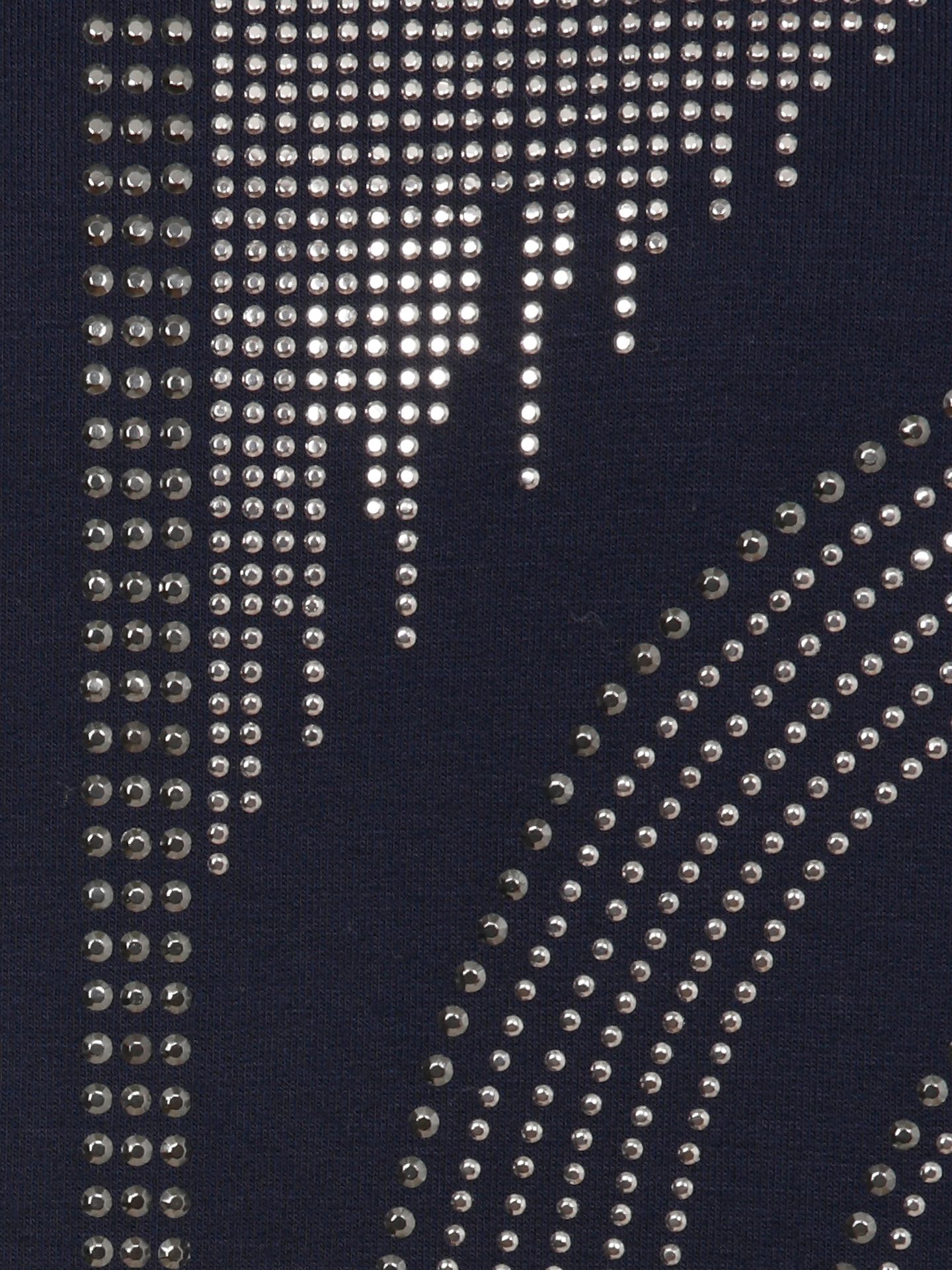 uni 3/4 Arm-Sweatshirt aus Viskose mit Front-Applikation