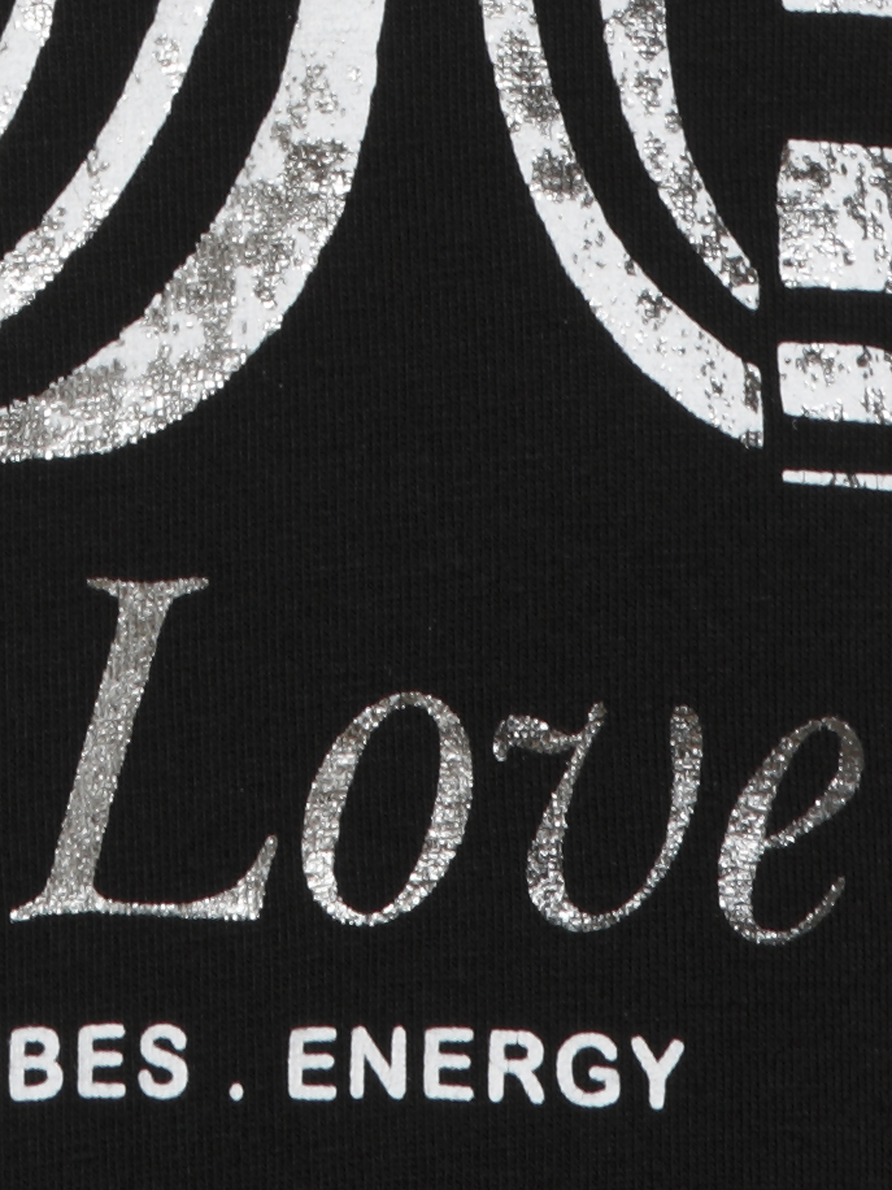 3/4 ArmShirt mit Statement-Print aus Baumwoll-Modal