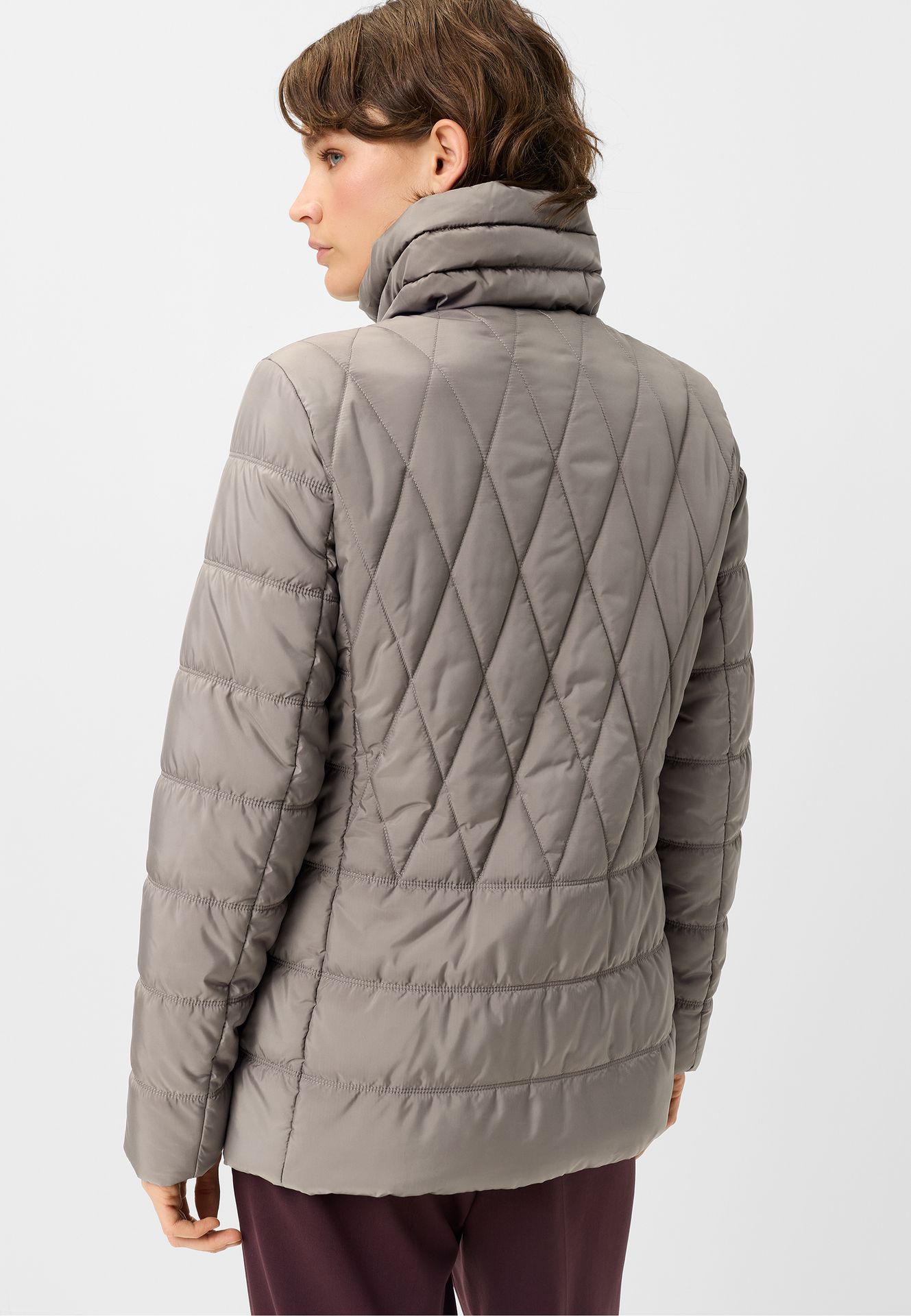 warme Weather Protection Stepp-Jacke mit hohem Stehkragen