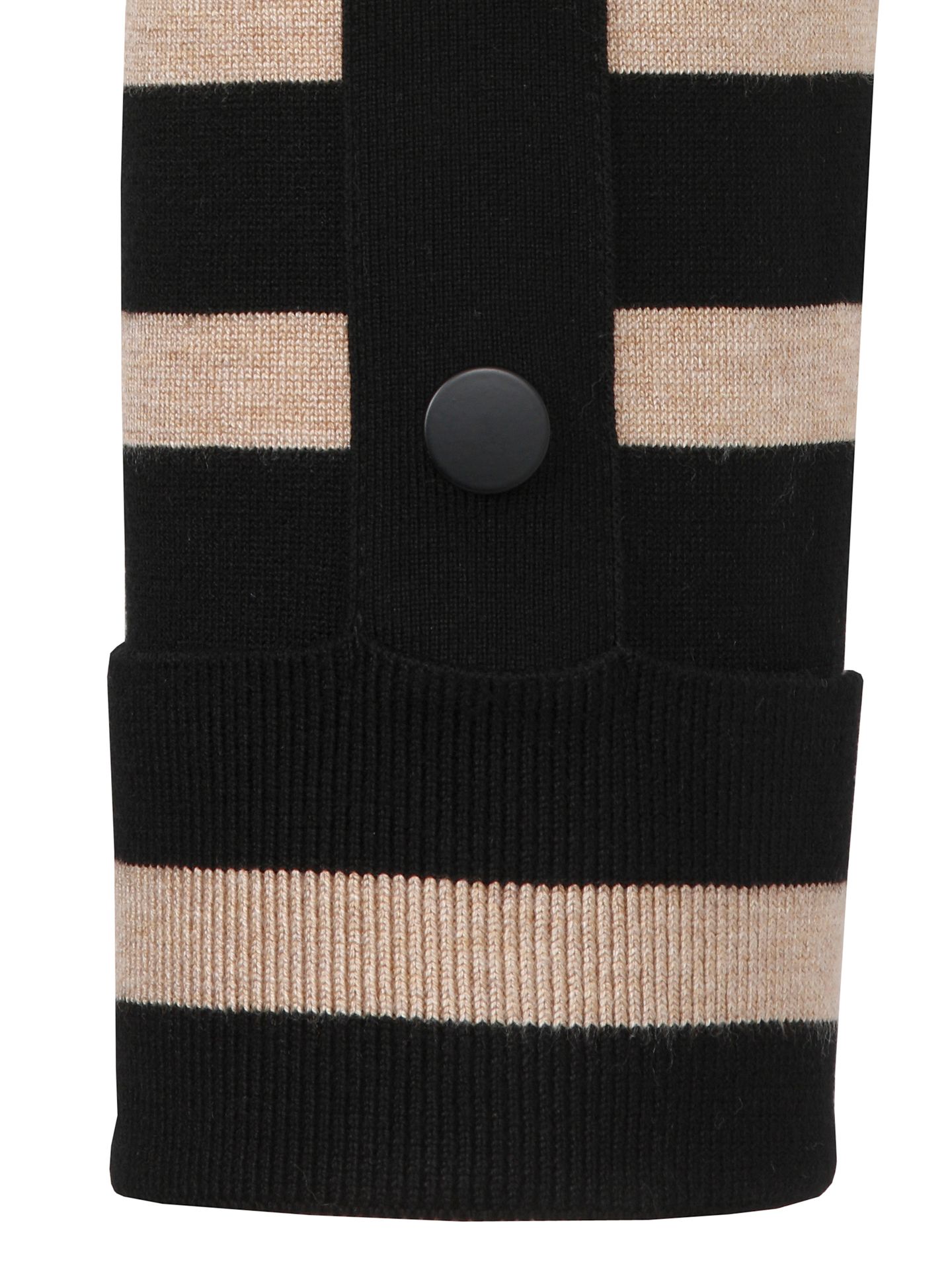 3/4 Arm Feinstrick-Pullover mit Blockringel aus Viskose-Mix