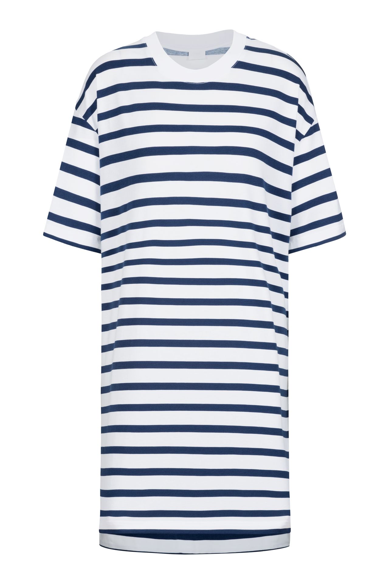 Sleepshirt mit Block-Ringel aus  Baumwoll-Jersey