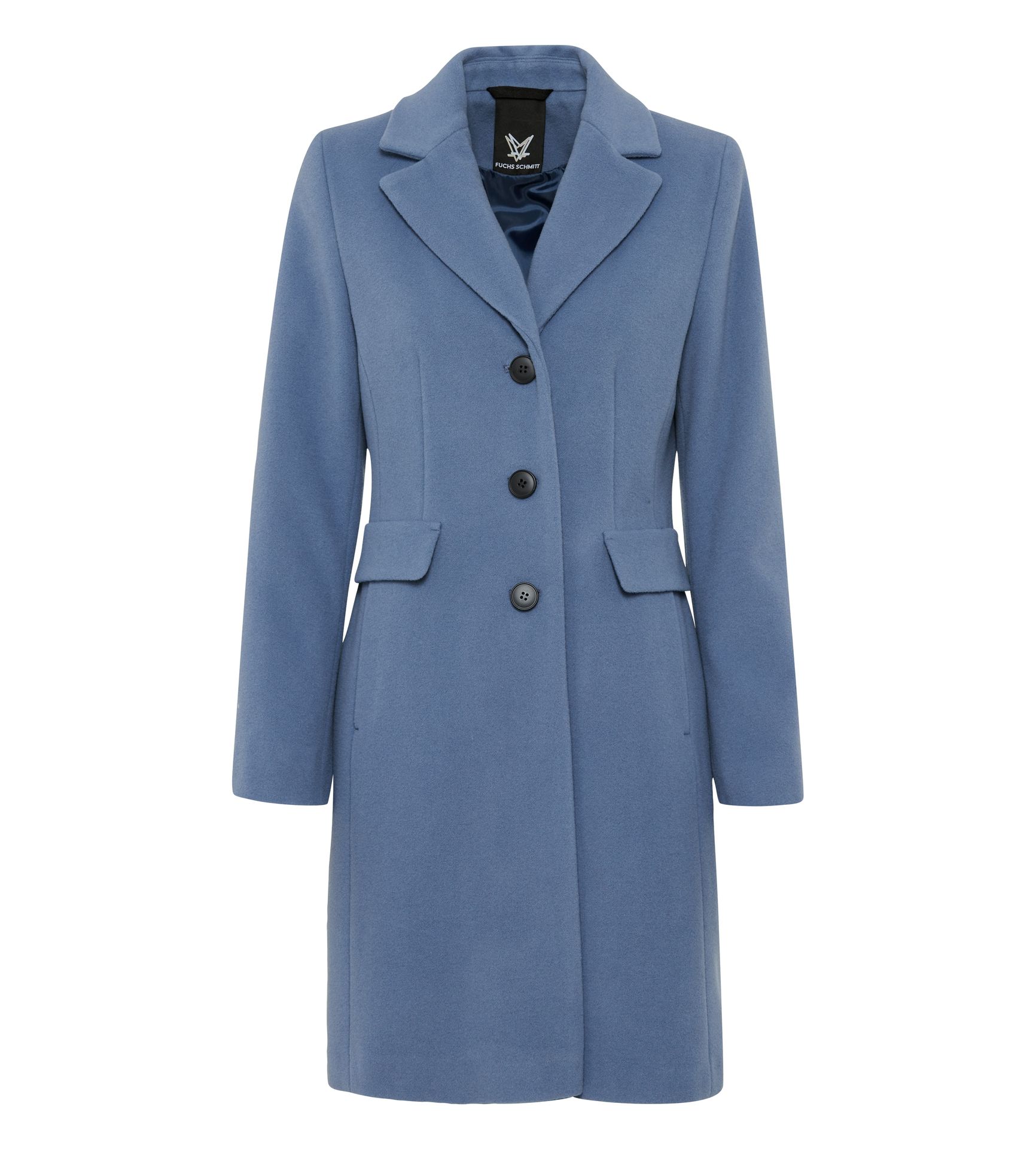 eleganter Wollkurzmantel im Blazerstil mit Cashmere-Anteil