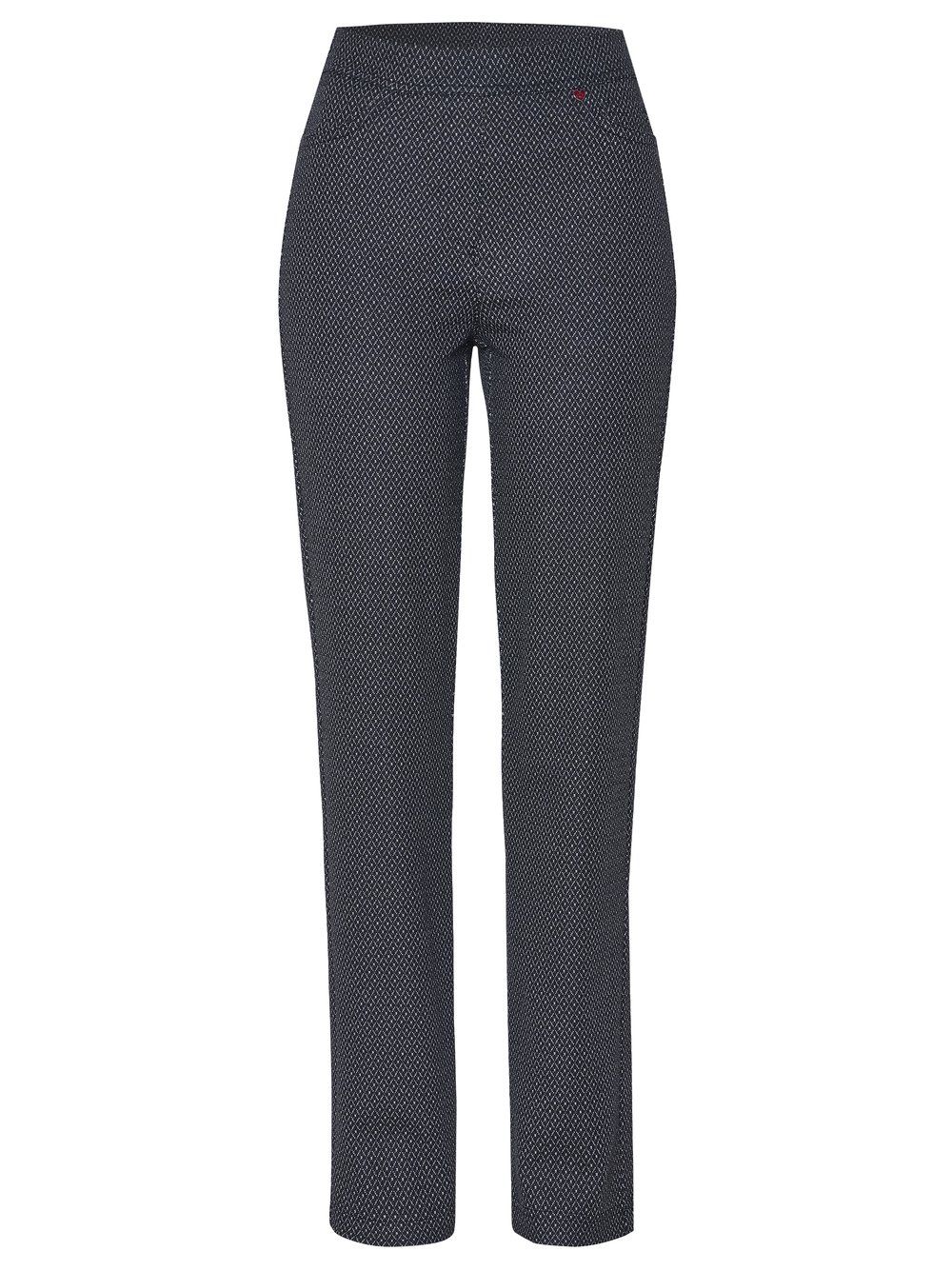 bequeme Schlupfhose "Alice" im Minimal-Dessin aus Viskose-Mix