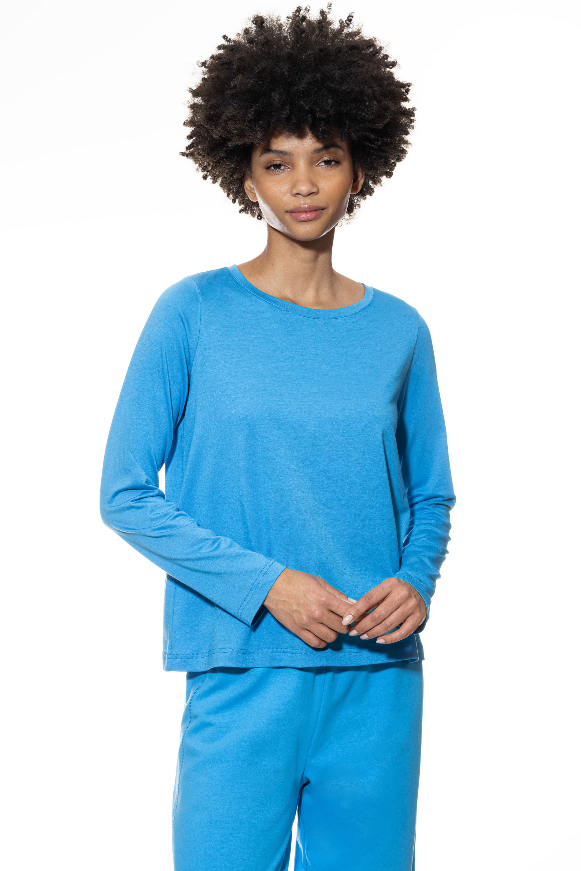 uni Damen Night-Shirt langarm