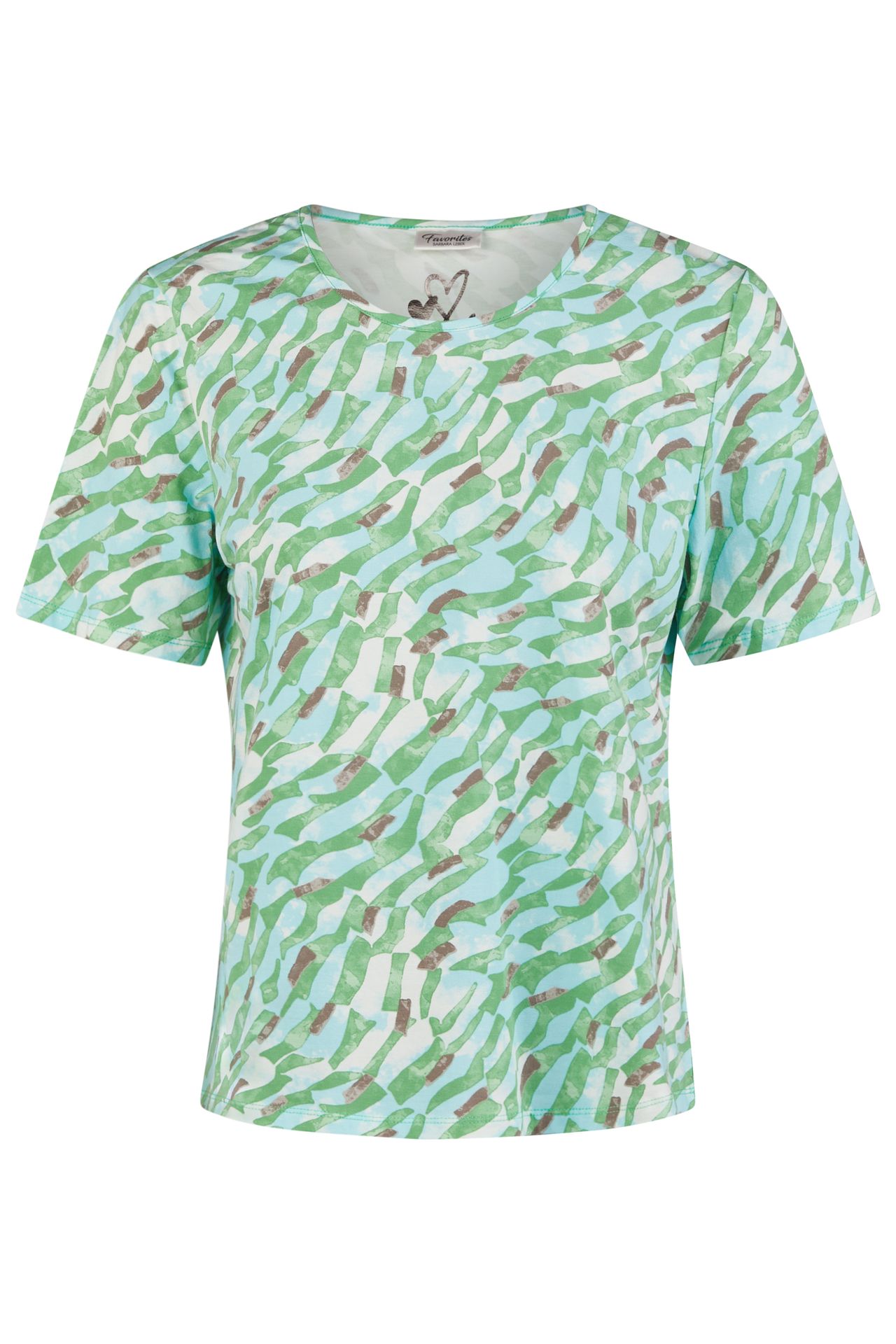 Baumwoll-T-Shirts mit Allover-Print