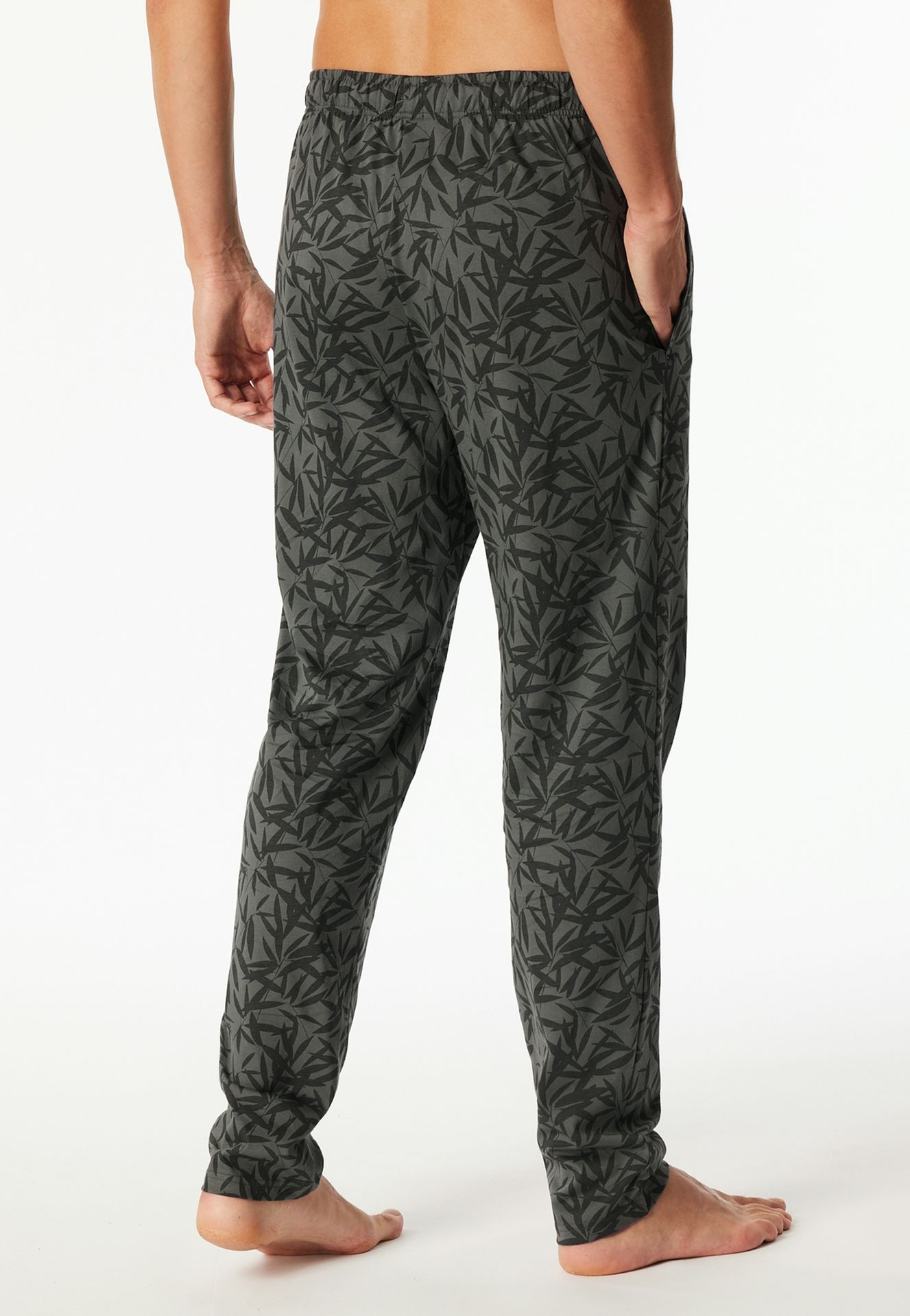 gestreifte Nightwear-Hose lang