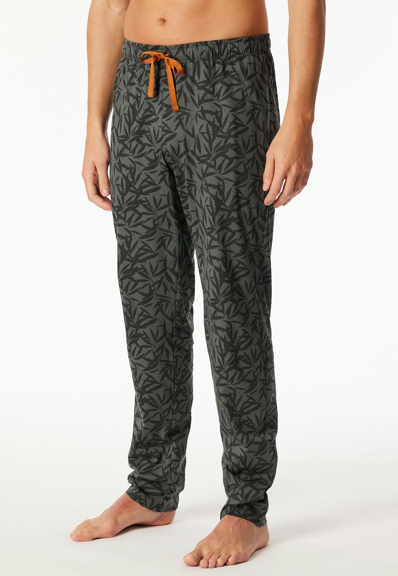 gestreifte Nightwear-Hose lang