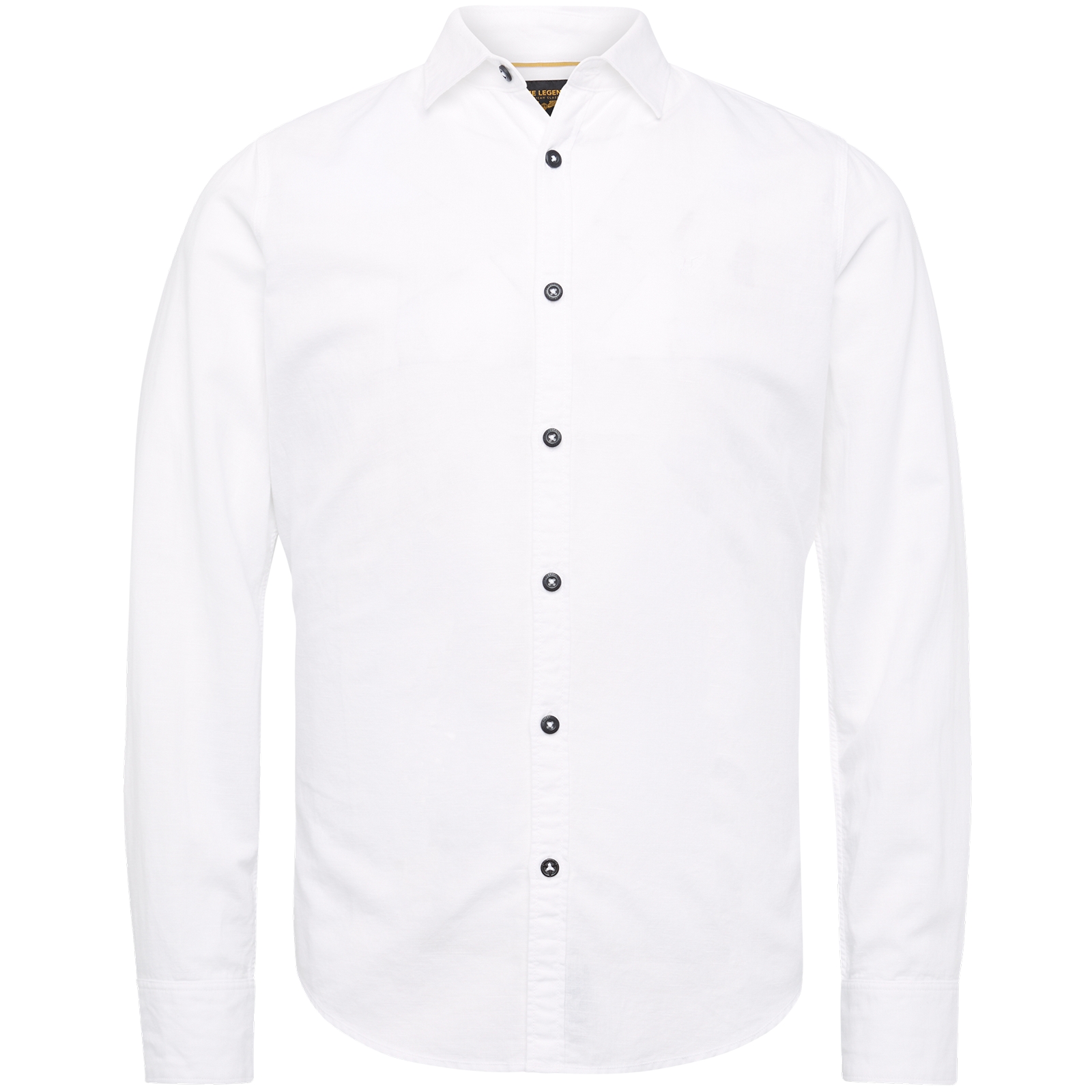 Long Sleeve Shirt Ctn/Linen 2 tone