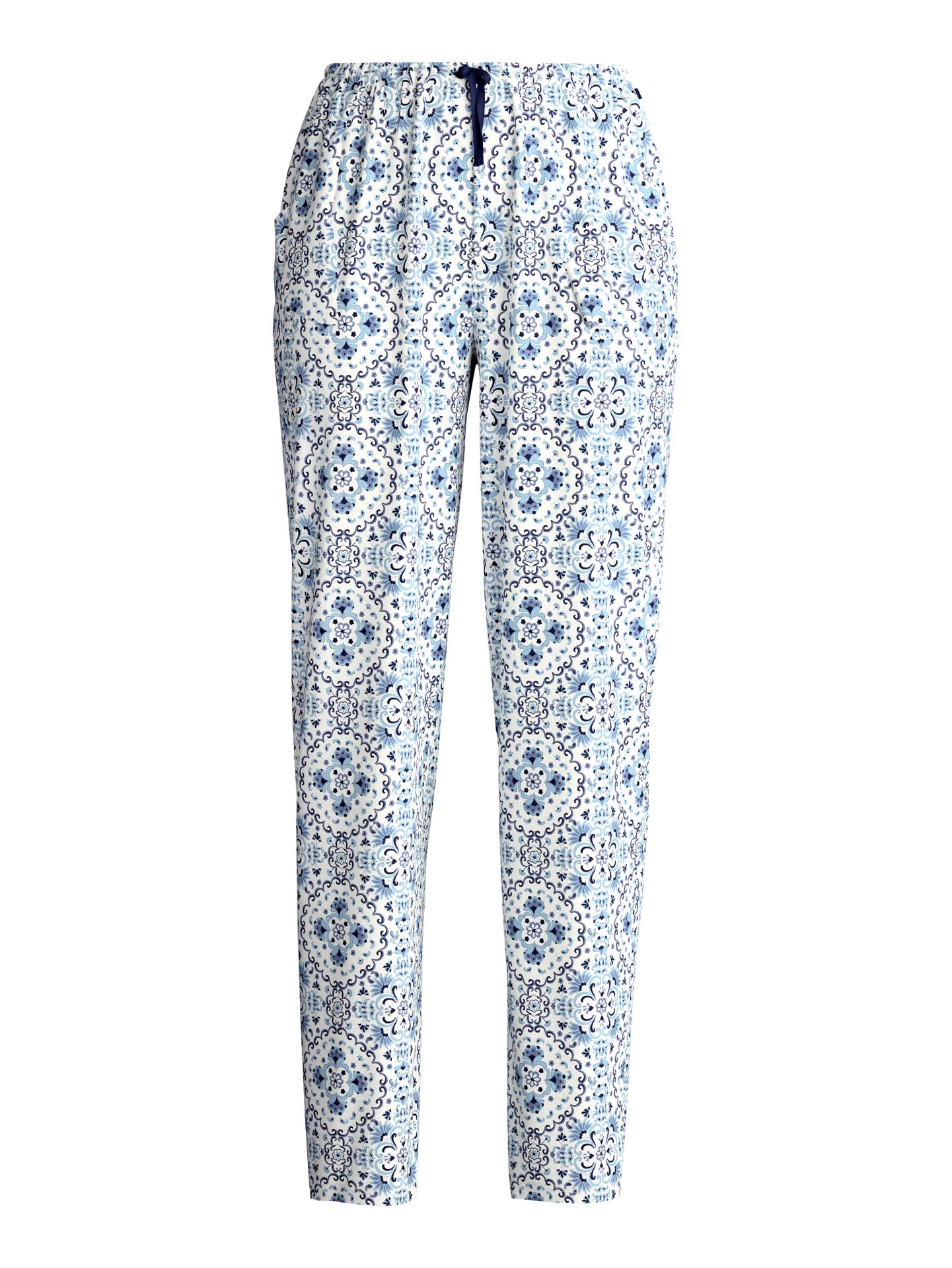 Damen Sleepwear-Pants mit Allover-Print aus Single-Baumwoll-Jersey
