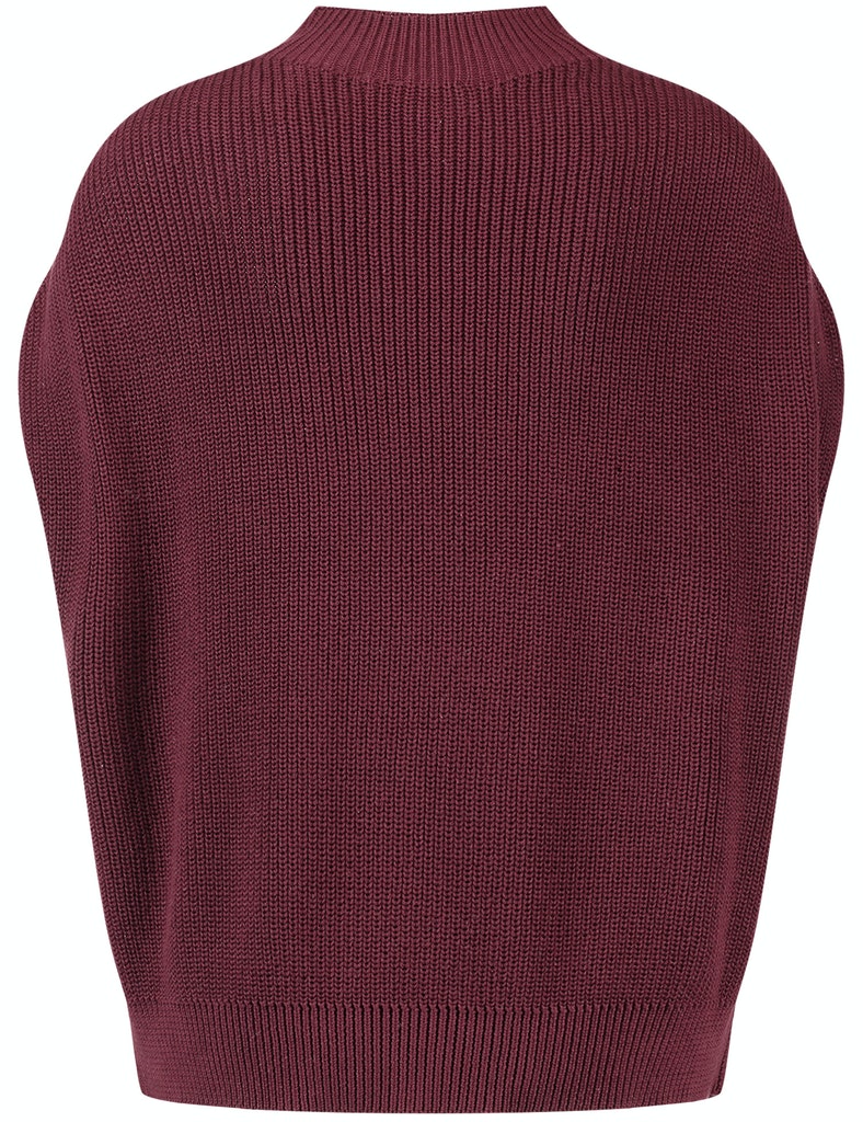 Strick-Pullunder im Oversized-Fit