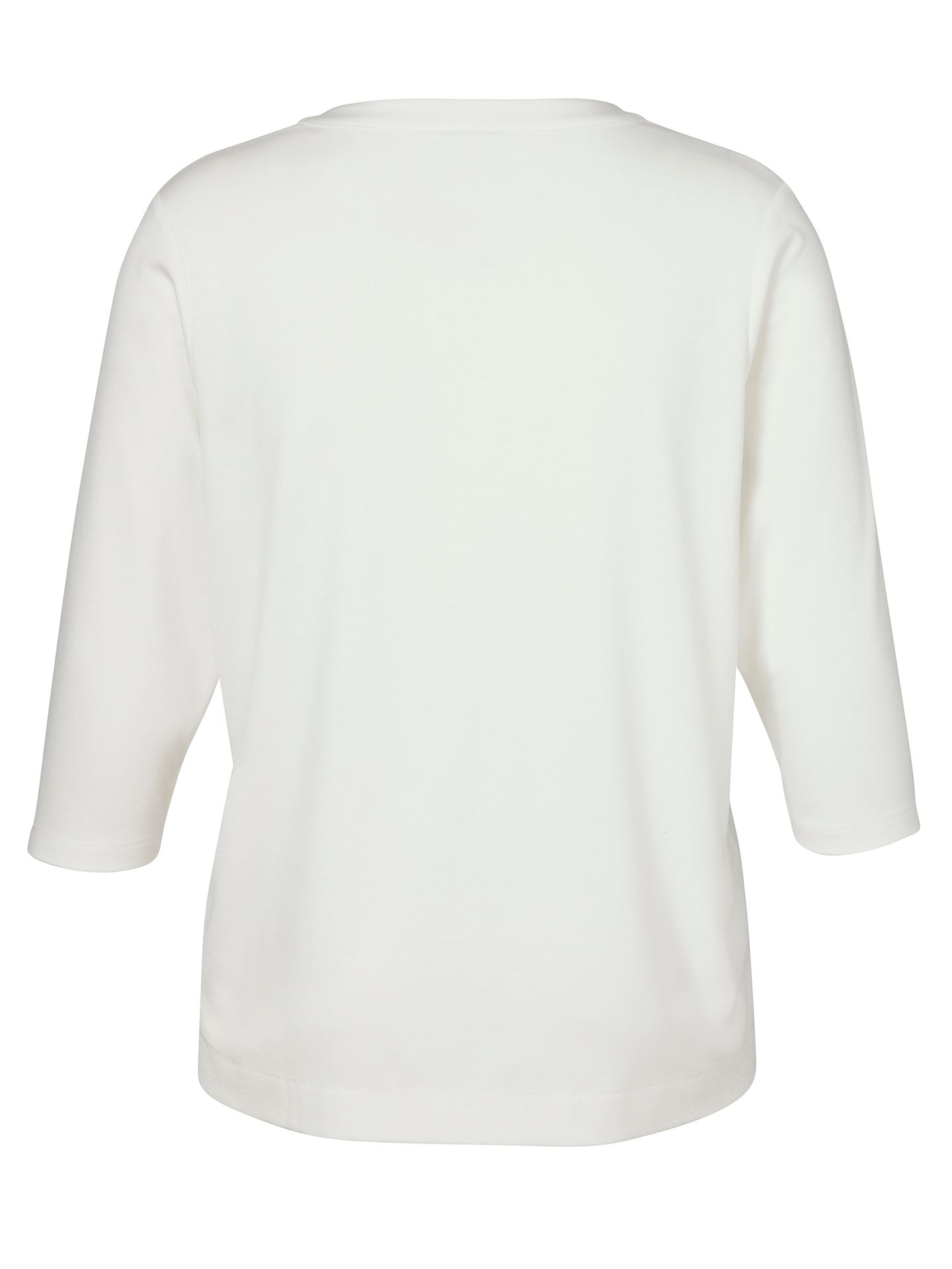 lässiges uni 3-4 Arm-T-Shirt  aus Viskose-Jersey