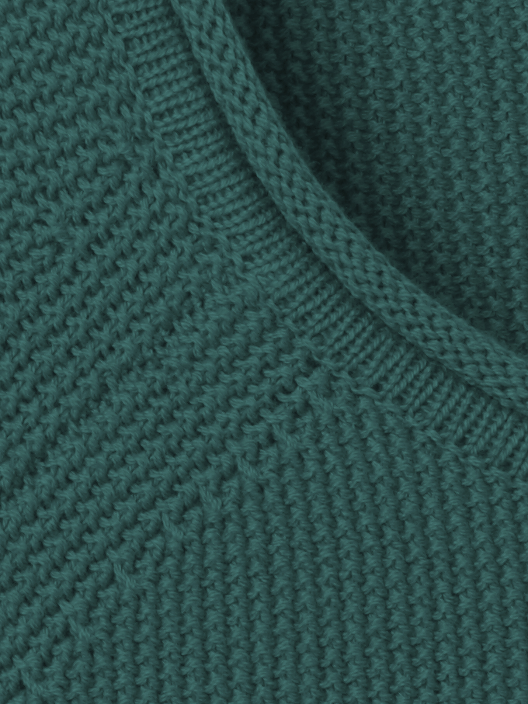 leichter Strick-Pullover mit Struktur aus Baumwolle