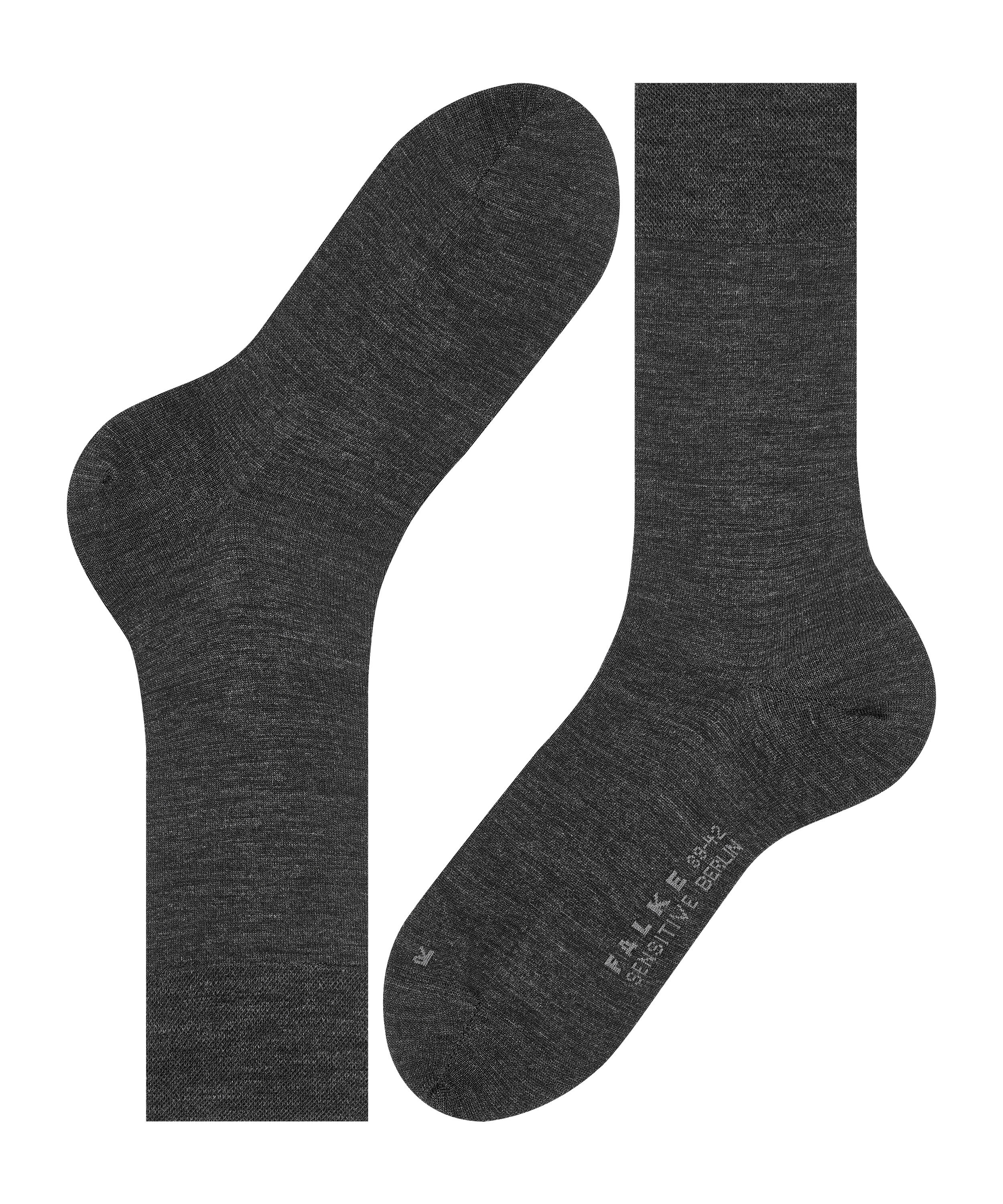 Herren Long-Socken "Sensitive Berlin" aus Wolle-Baumwoll-Mix