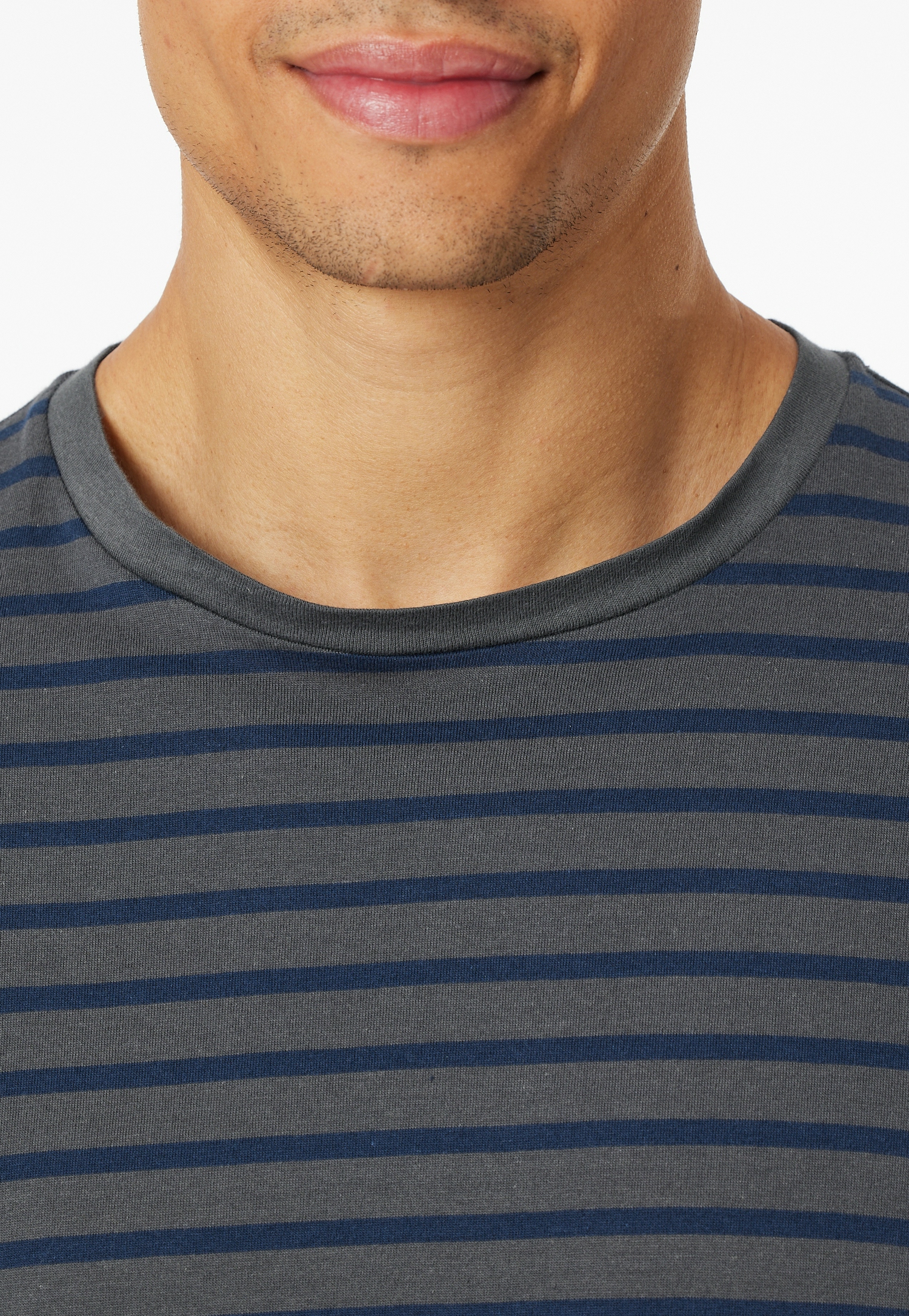 langer Herren-Schlafanzug aus Single-Jersey