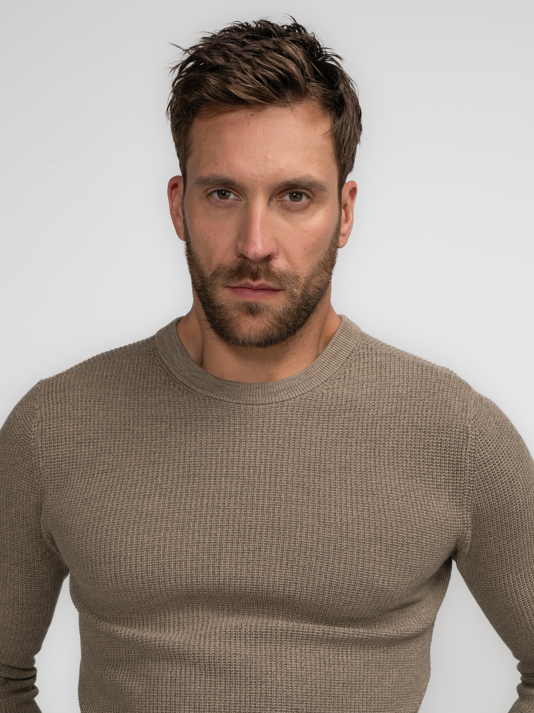 Men Knitwear Round Neck Basic