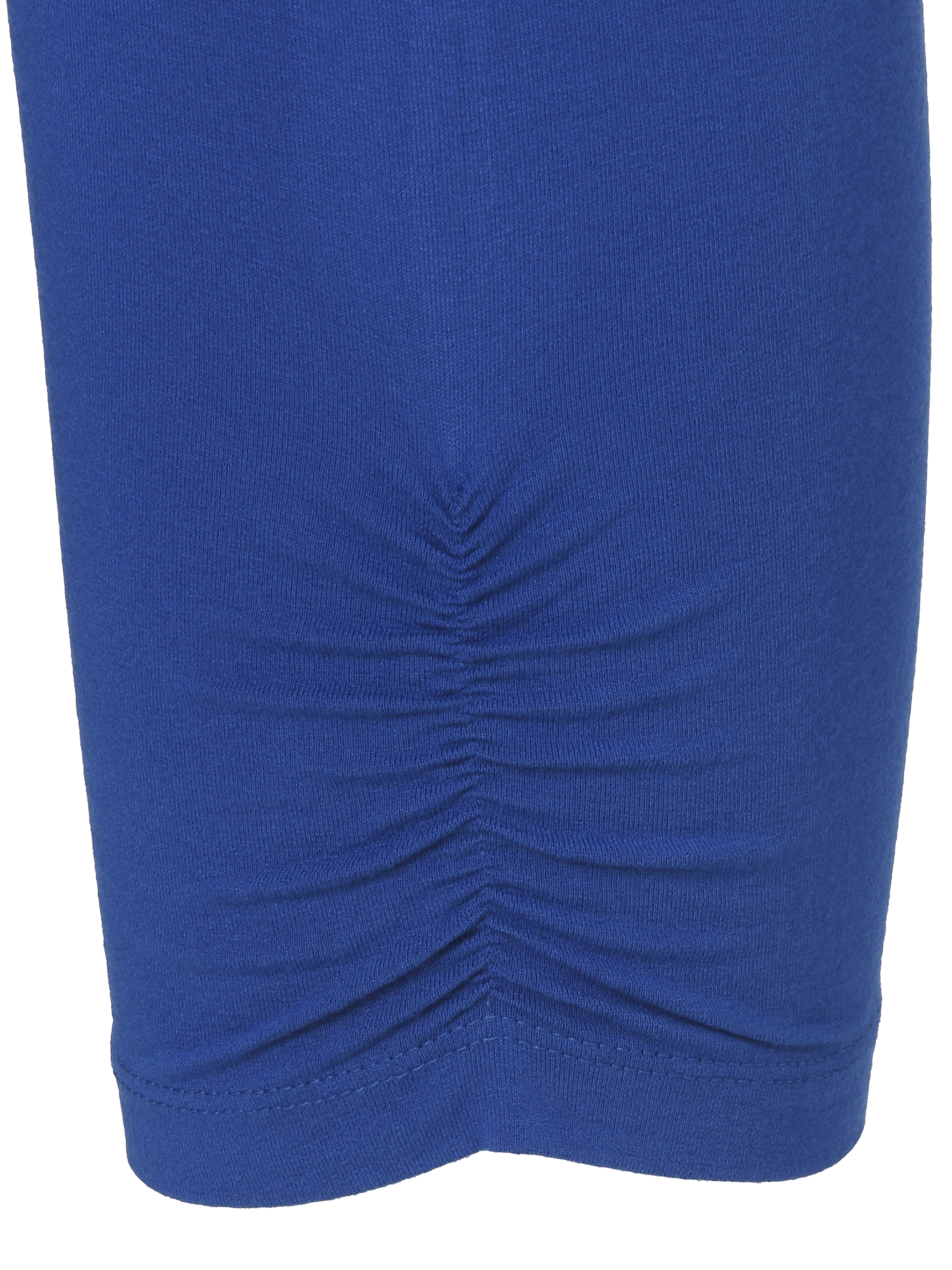 uni Leggings aus Viskose-Jersey mit Raffung am Bein