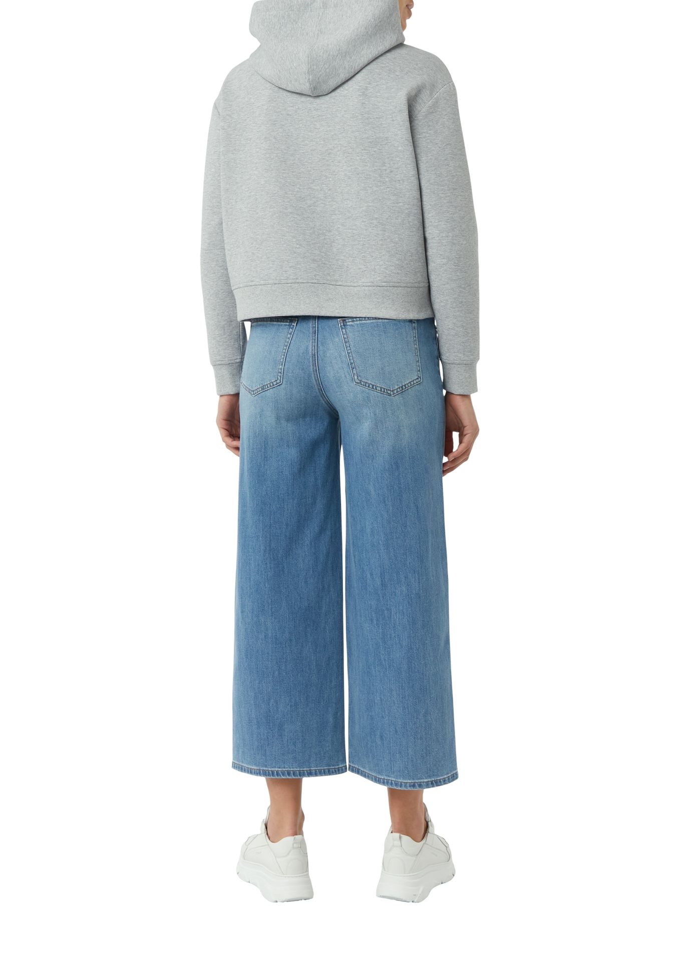 kurzes Kapuzen-Sweatshirt