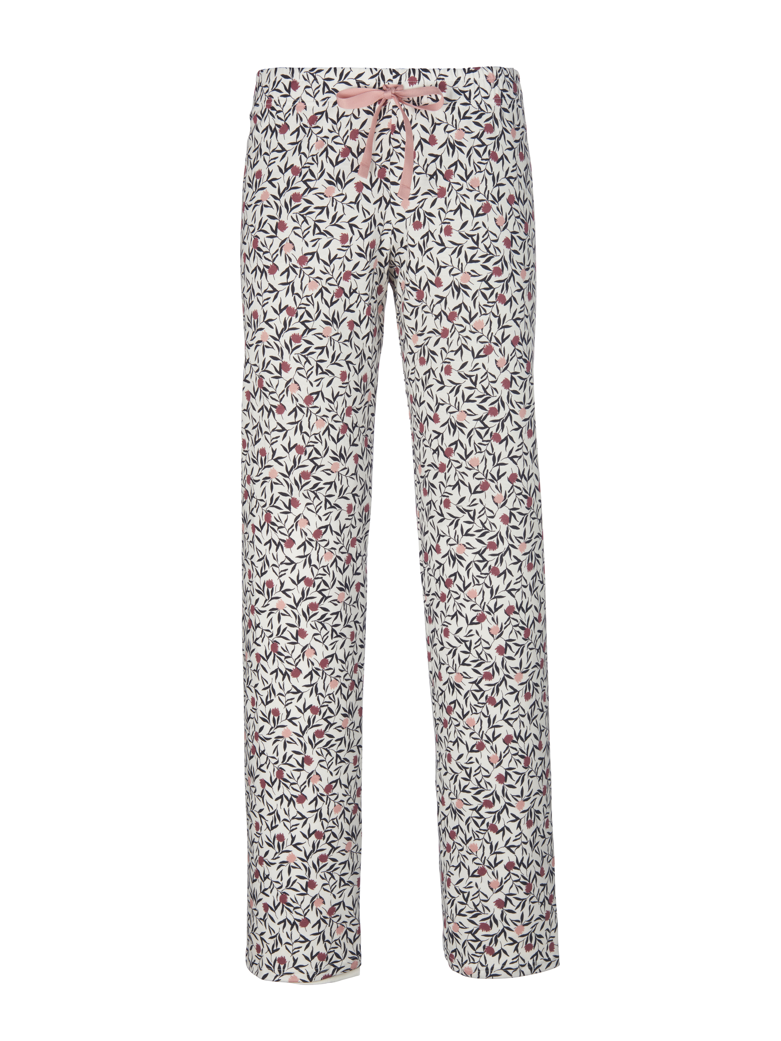 lange Damen-Nightwear-Hose im Allover-Print