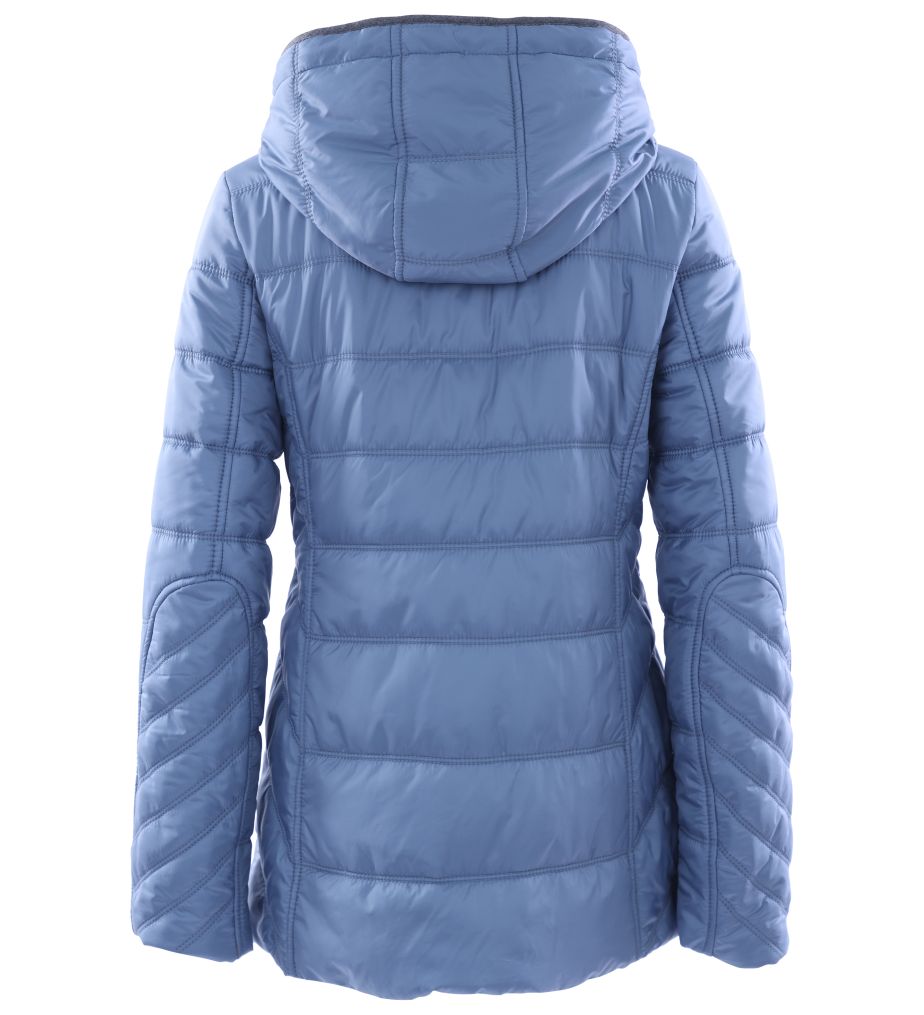 warme Steppjacke mit Weather Protection und abnehmbarer Kapuze