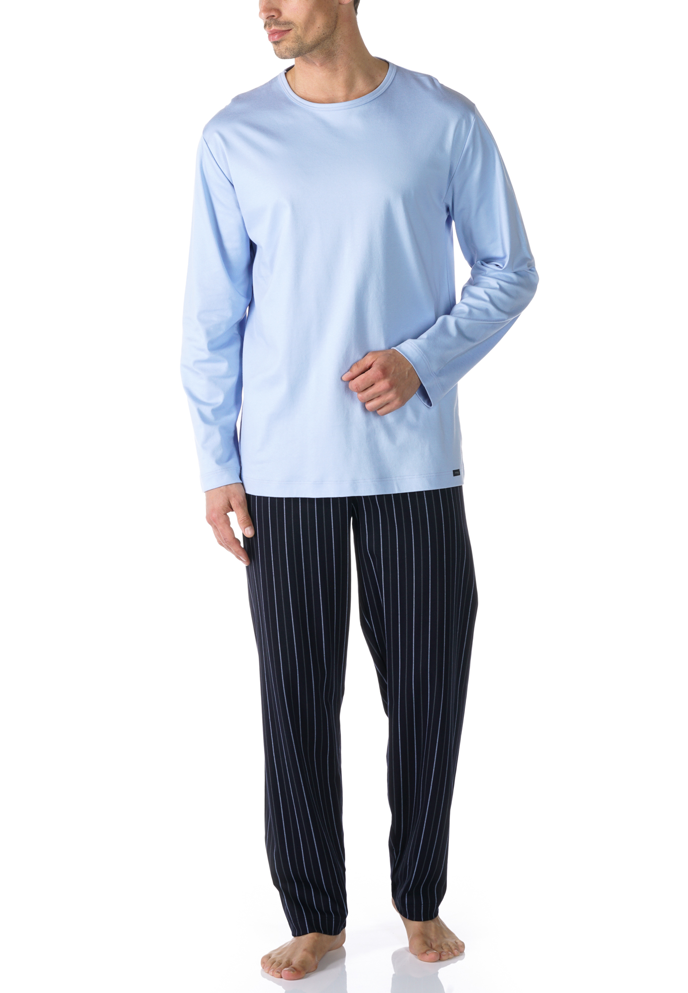 Sleepwear-Shirt aus reinem Baumwoll-Jersey