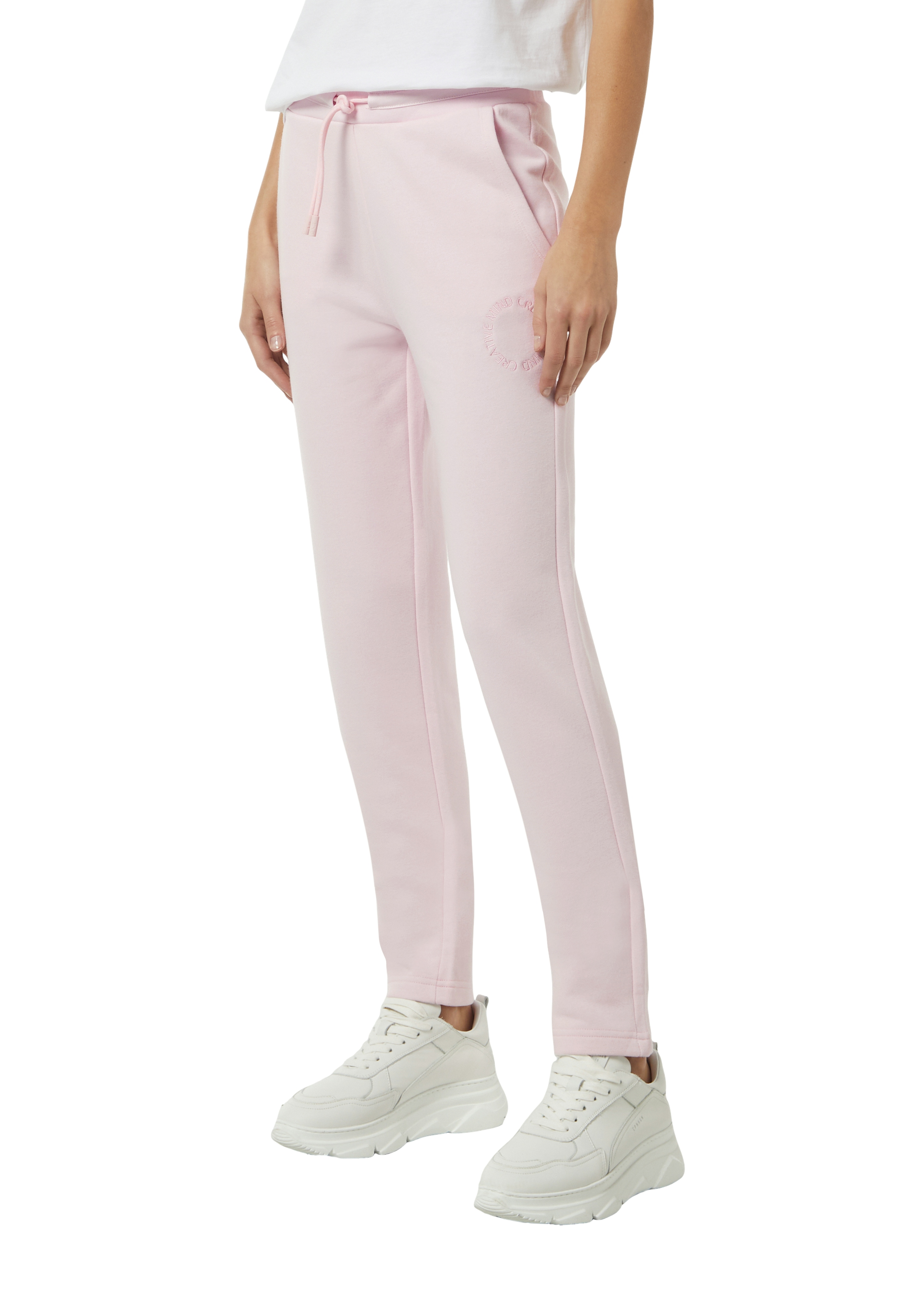 Sweat-Hose mit Label-Stickerei