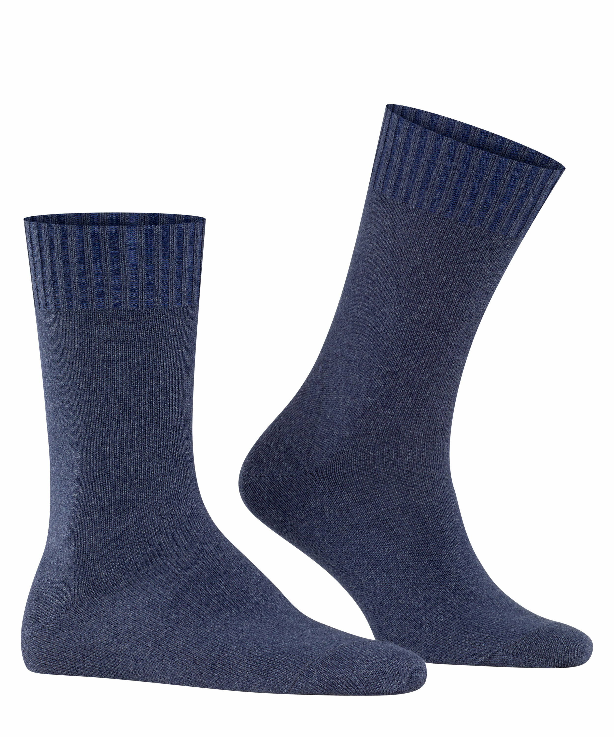 Woll-Socke "Denim.ID" mit Baumwolle und Kaschmir