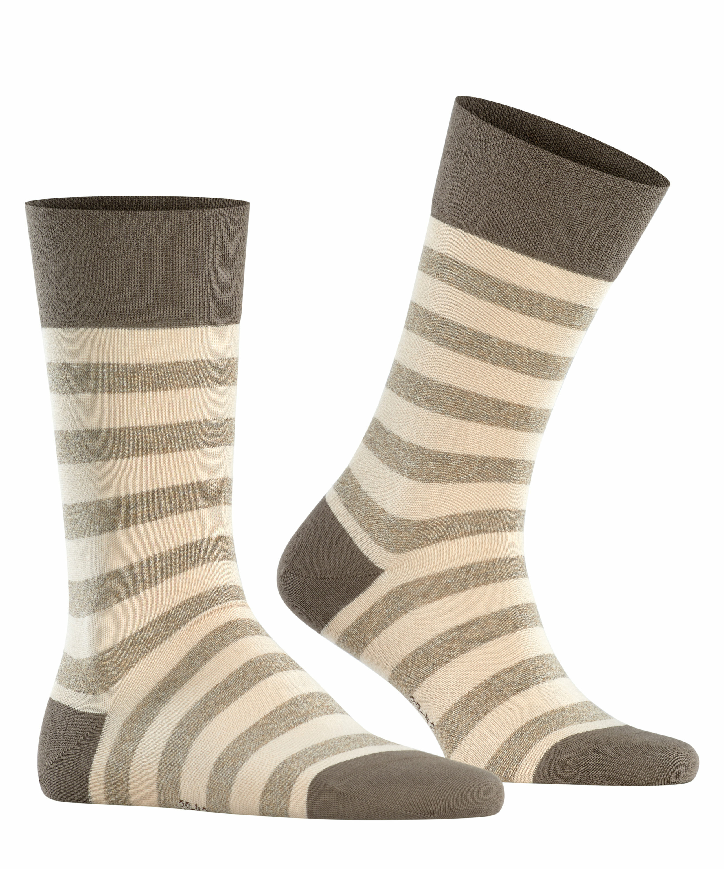Baumwoll-Socke "Sensitive Mapped Line" ohne Gummi-Druck