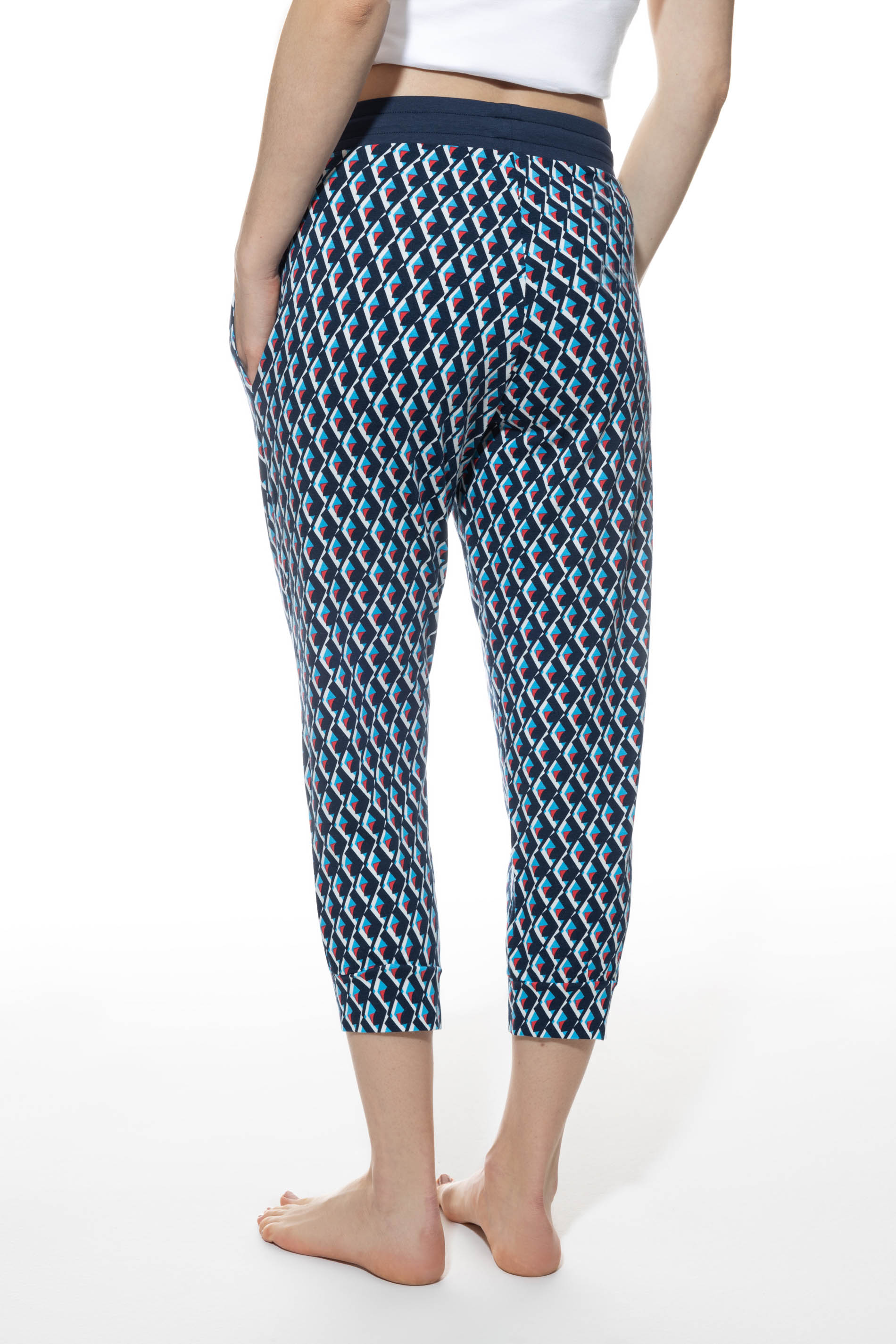 Nightwear-Hose 3/4 lang mit Allover-Print