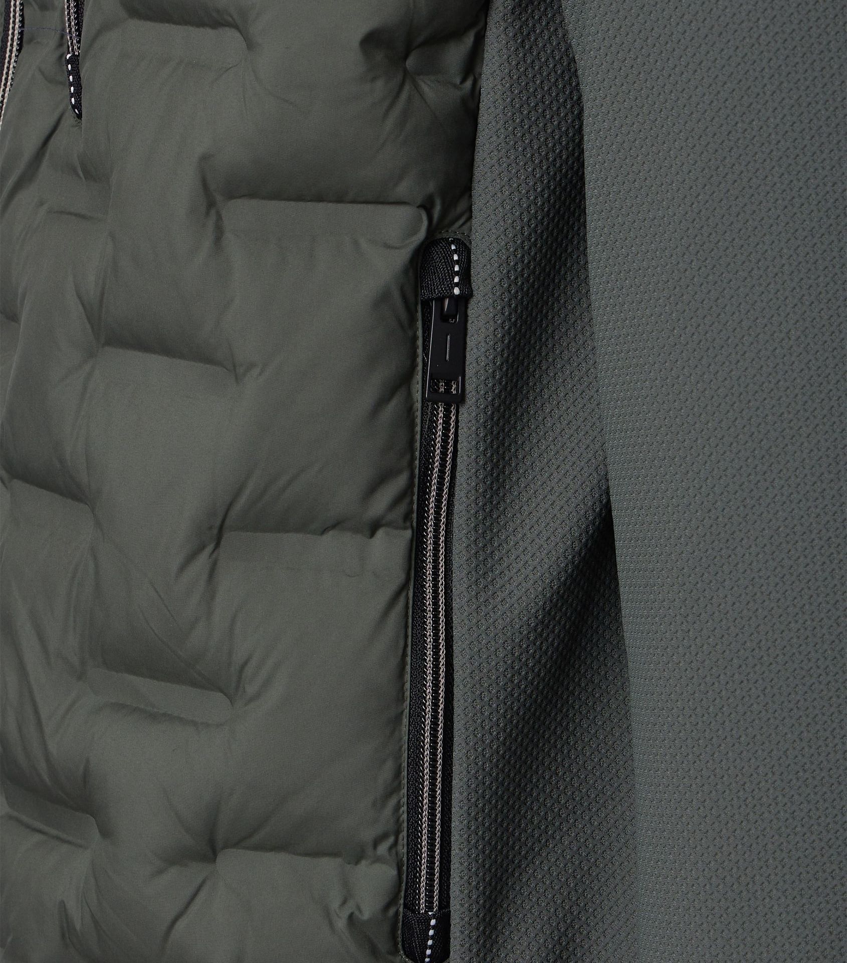 Steppjacke Materialmix