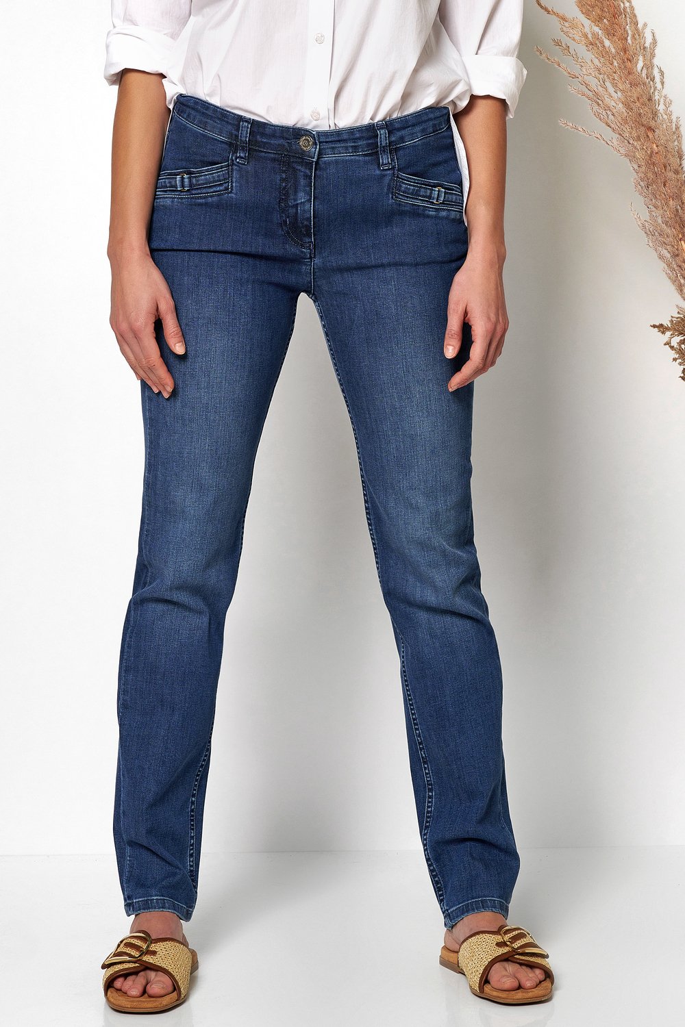Damen-Jeans "Perfect Shape Straight" mit geradem Beinabschluß