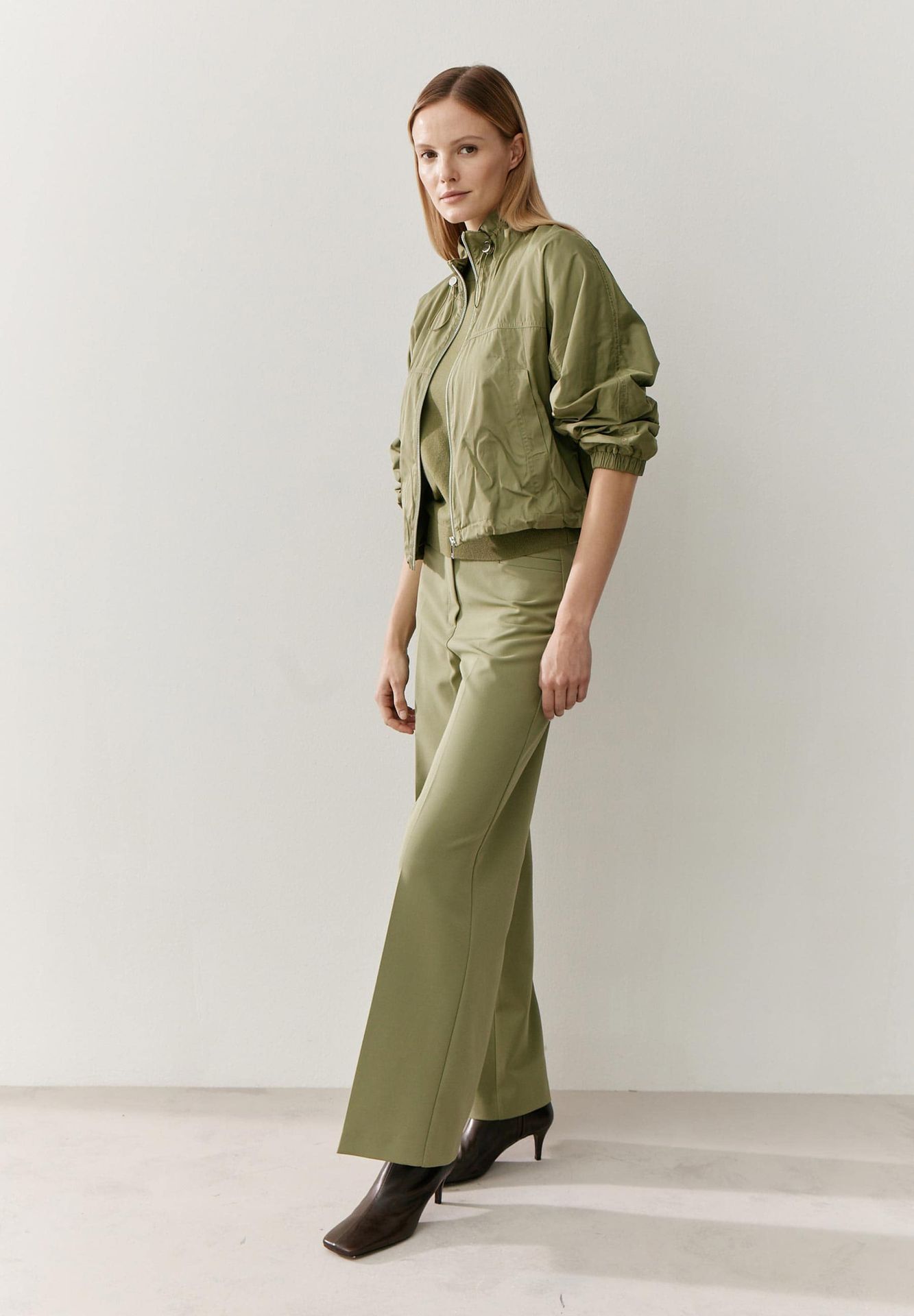 modisch kurzer Oversized-Blouson aus leichtem pflegeleichtem Material