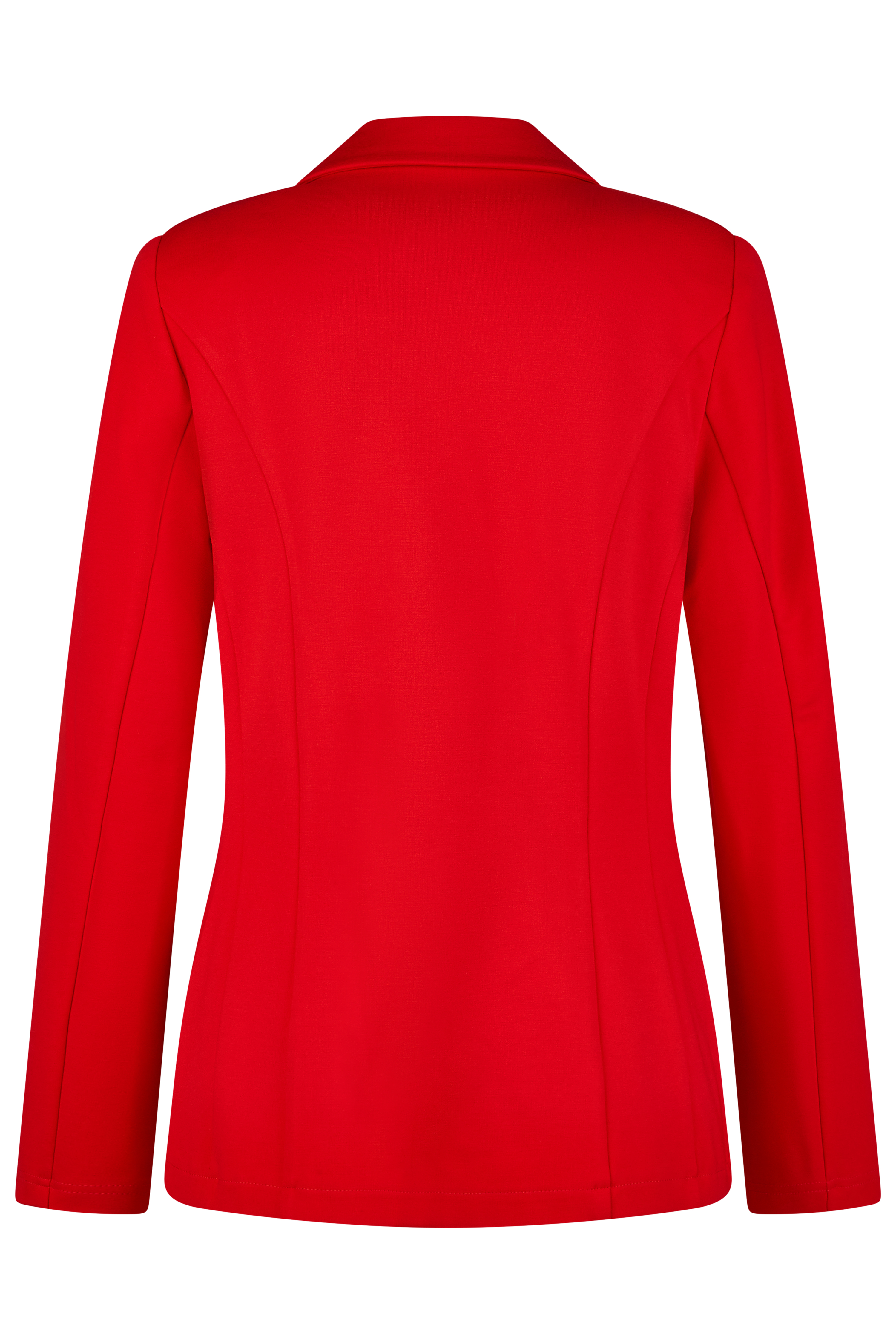 unifarbener klassischer Damen-Blazer aus Viskose-Mix