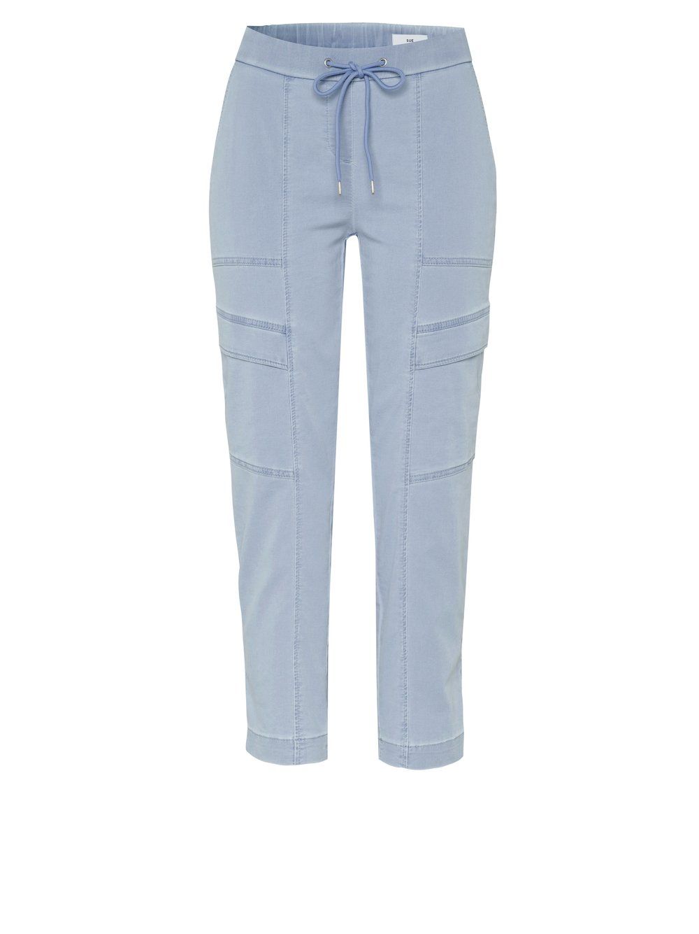 modische Jogpants "Sue Cargo 7/8" aus leichtem BW-Sommer-Denim