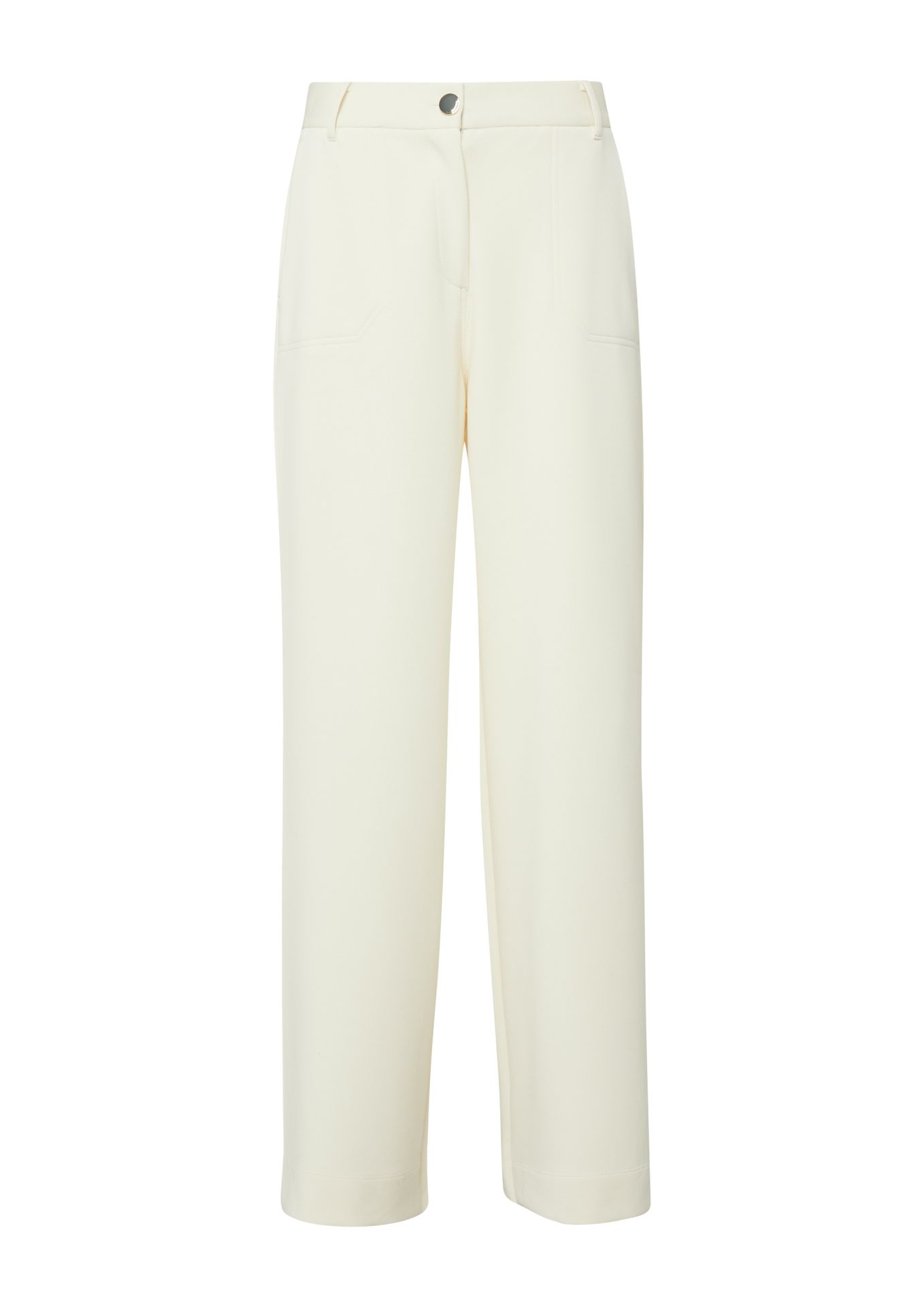 elegante Sweat-Hose mit Bügelfalte aus Viskose-Mix