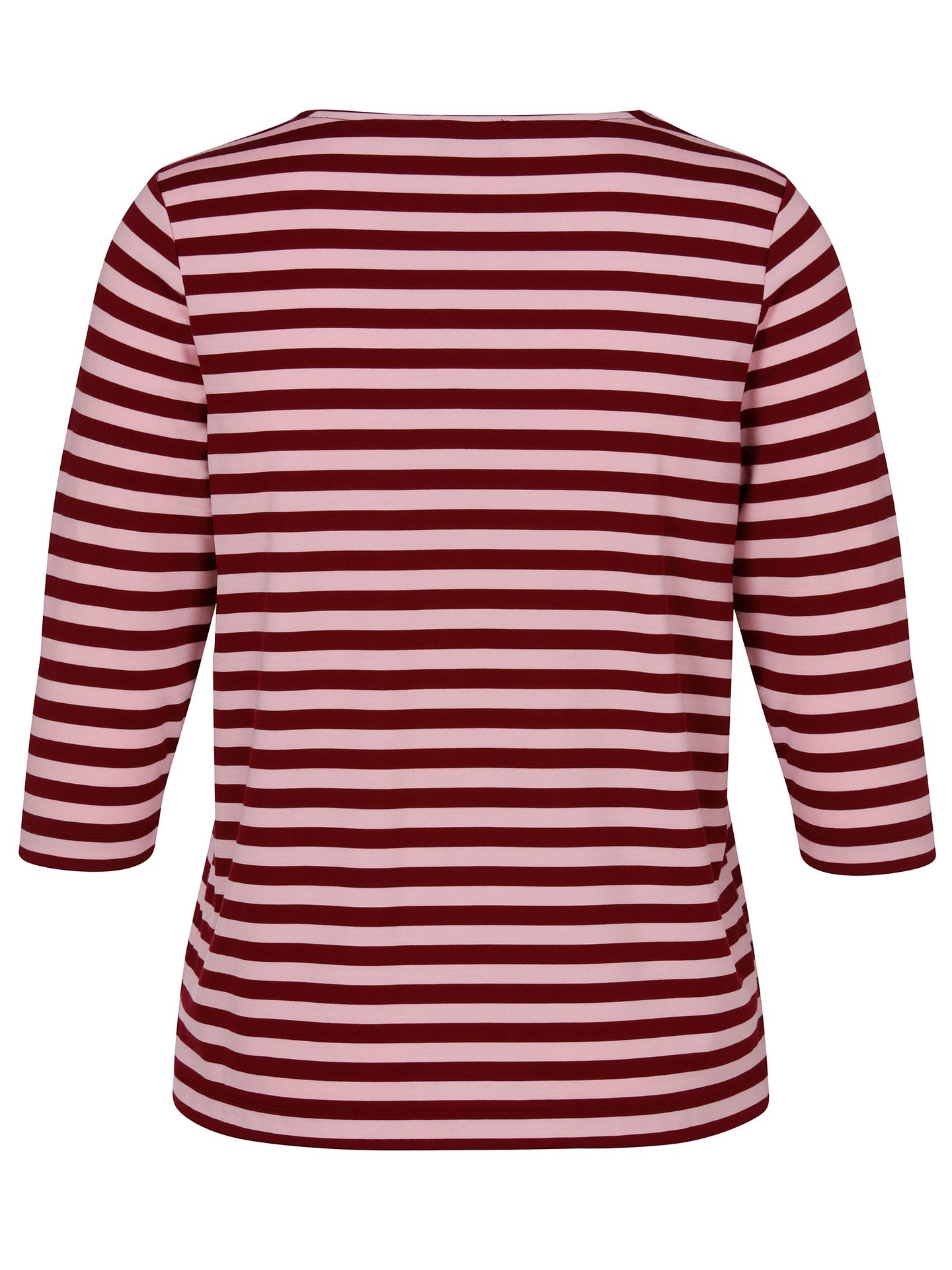 Ringel-Shirt mit 3/4 Arm aus Viskose-Mix