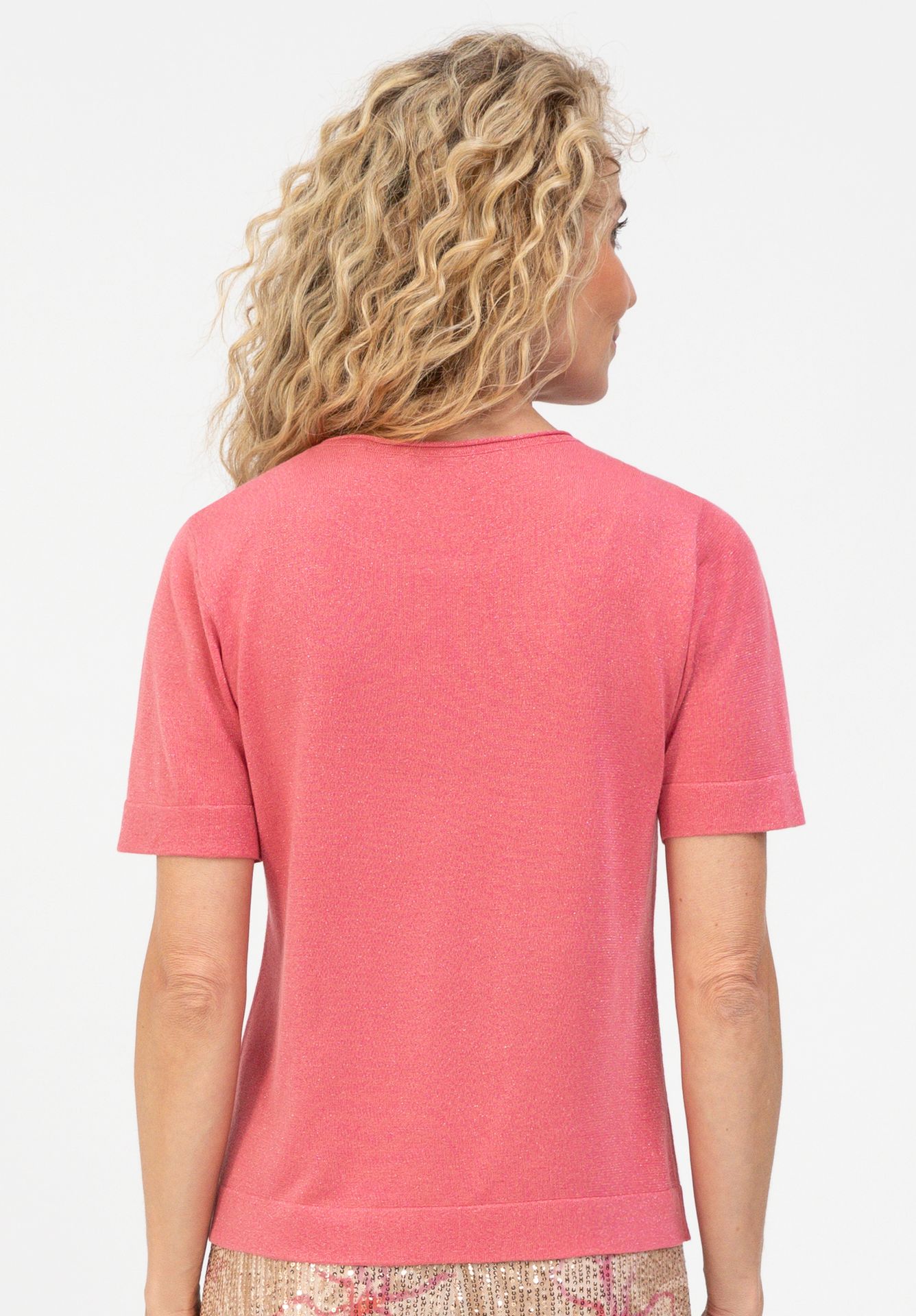 edles Shirt "RABEA" aus schimmernden Viskose-Feinstrick