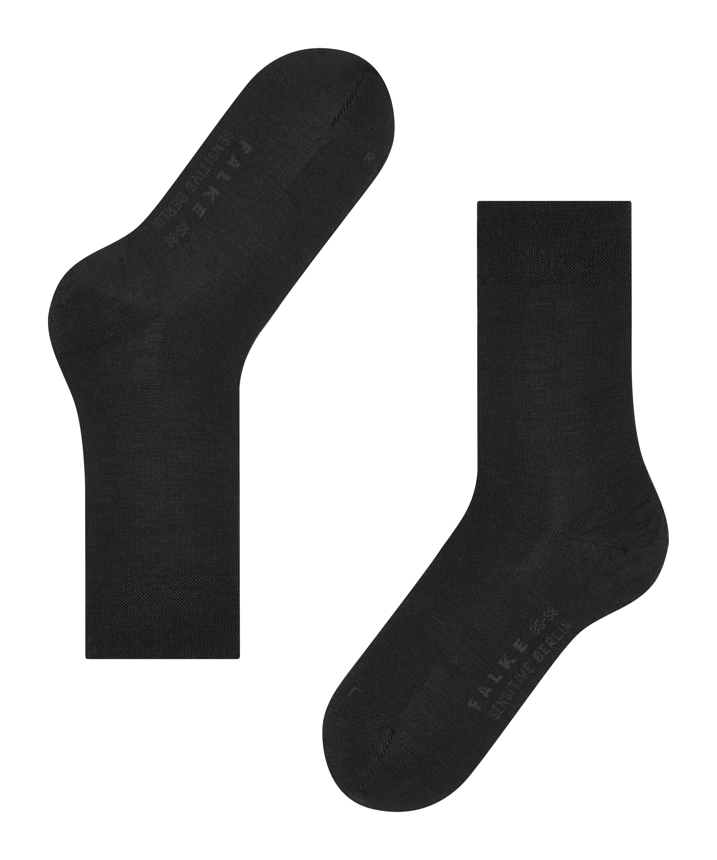 Damen Socken "Sensitive Berlin" mit druckfreiem Bündchen aus Merinowoll-Baumwoll-Mix