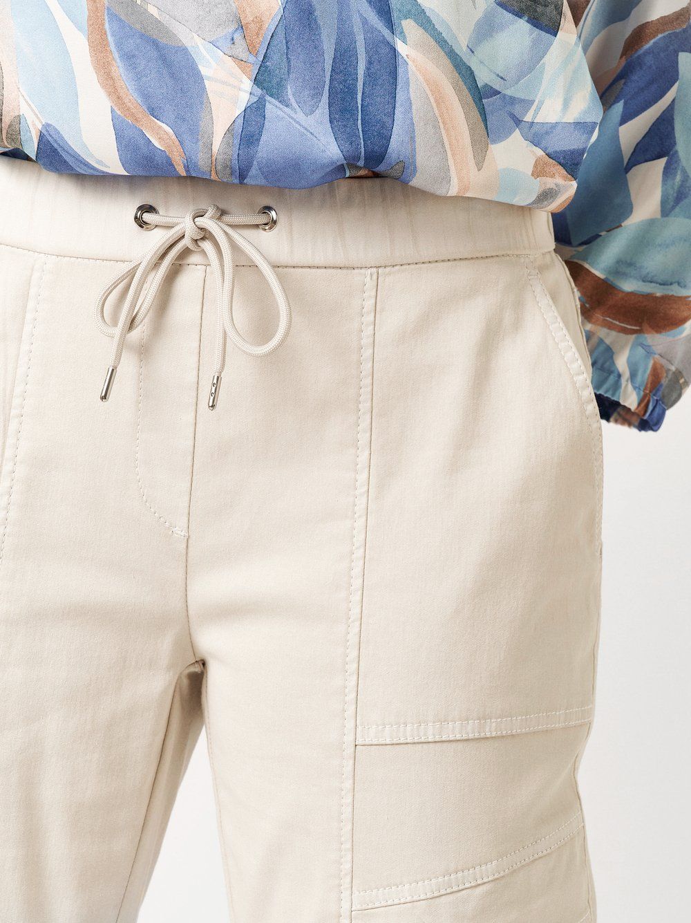 Jogpant "Sue Cargo 7/8" aus Baumwoll-Mix