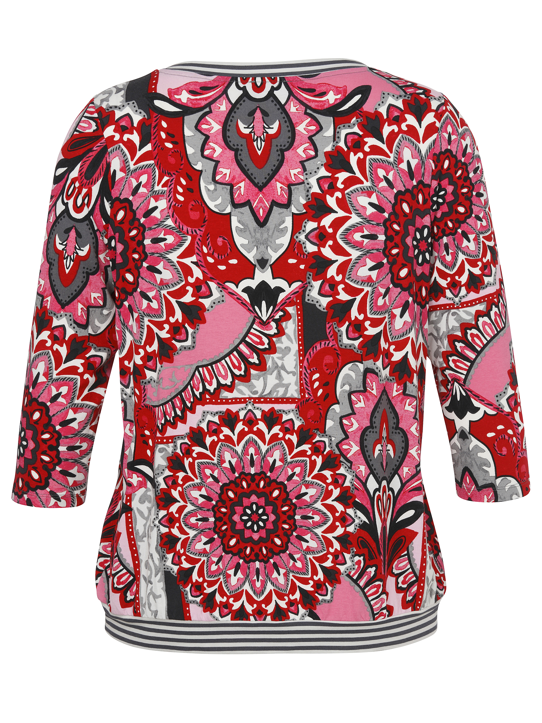 Allover-Print-Shirt aus Viskose