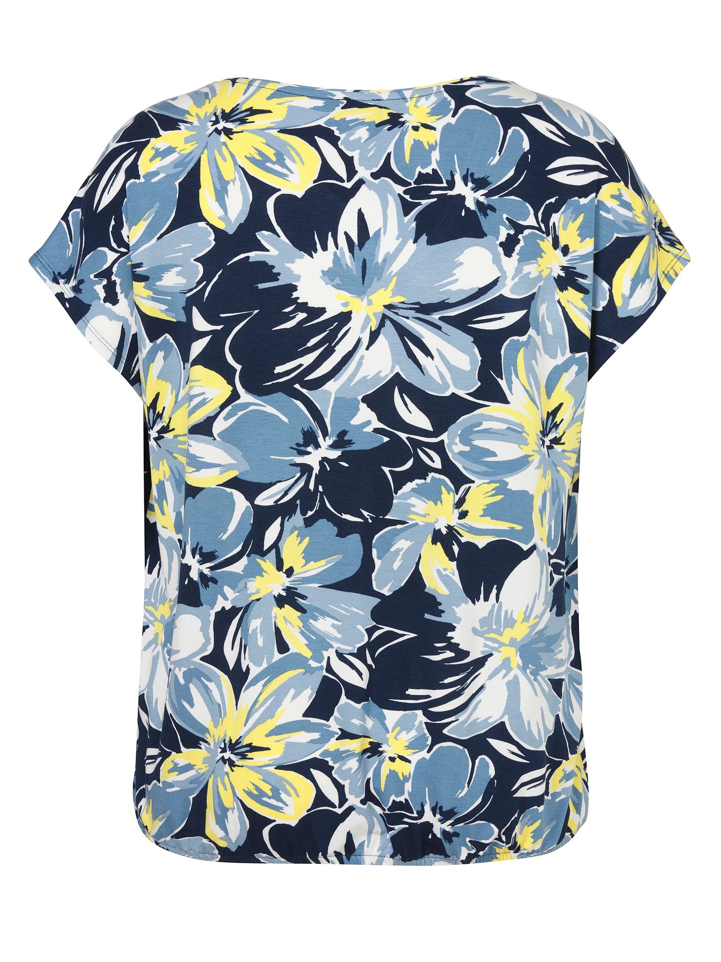 T-Shirt mit floralem Druck aus Viskose-Jersey